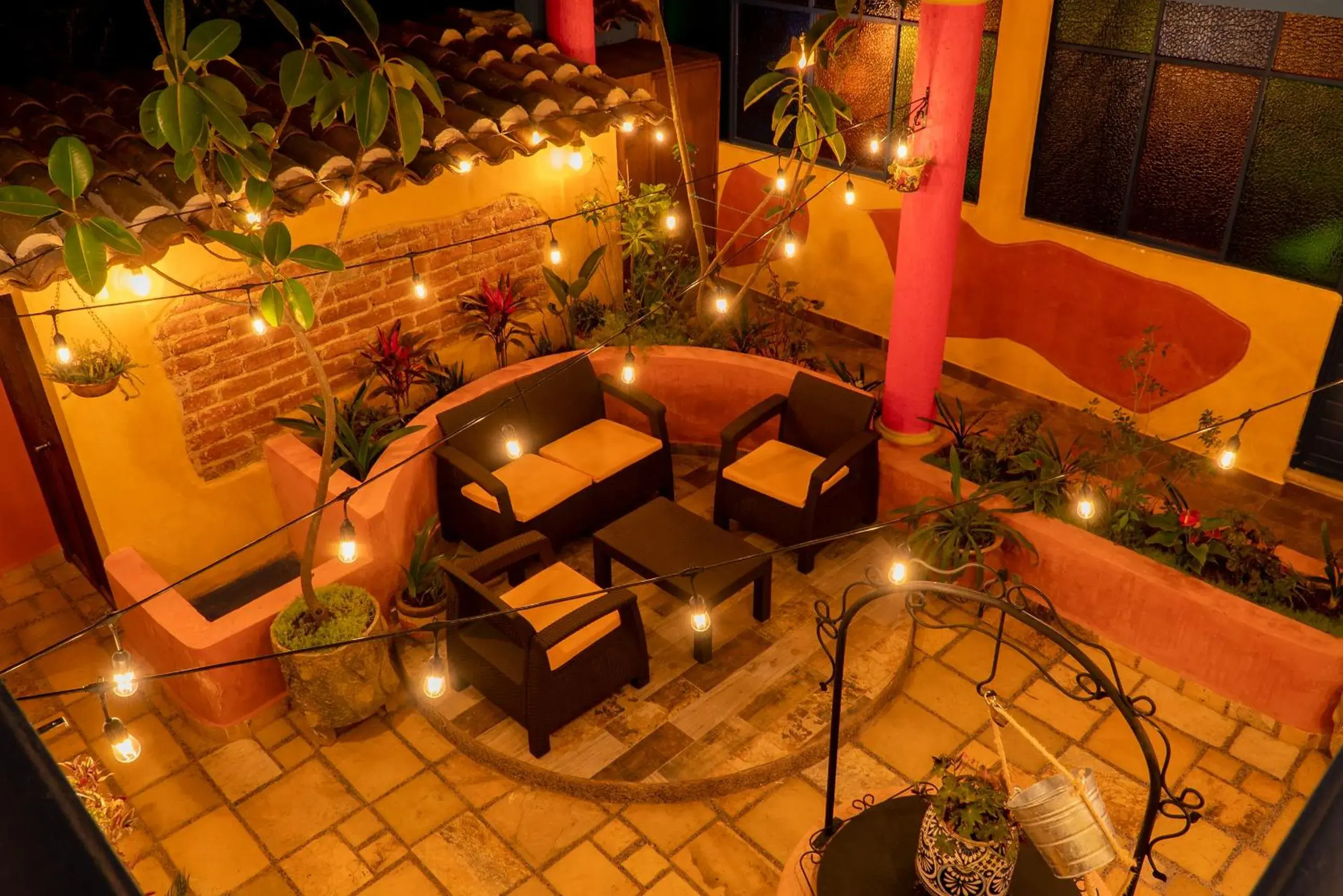 Patio in Hotel Tepeyac