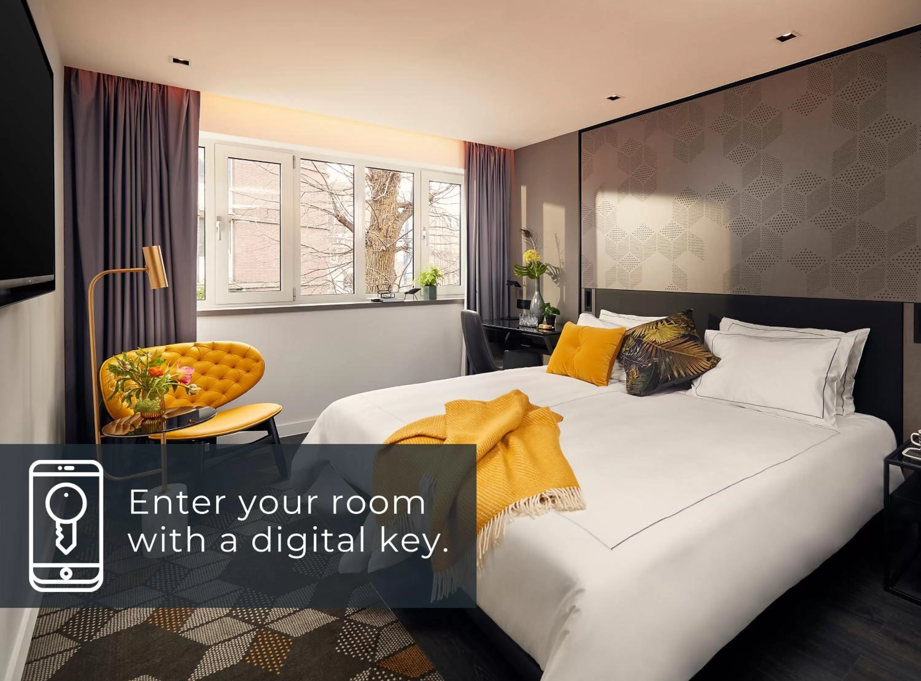 Bedroom, Bed in Park Plaza Vondelpark Amsterdam