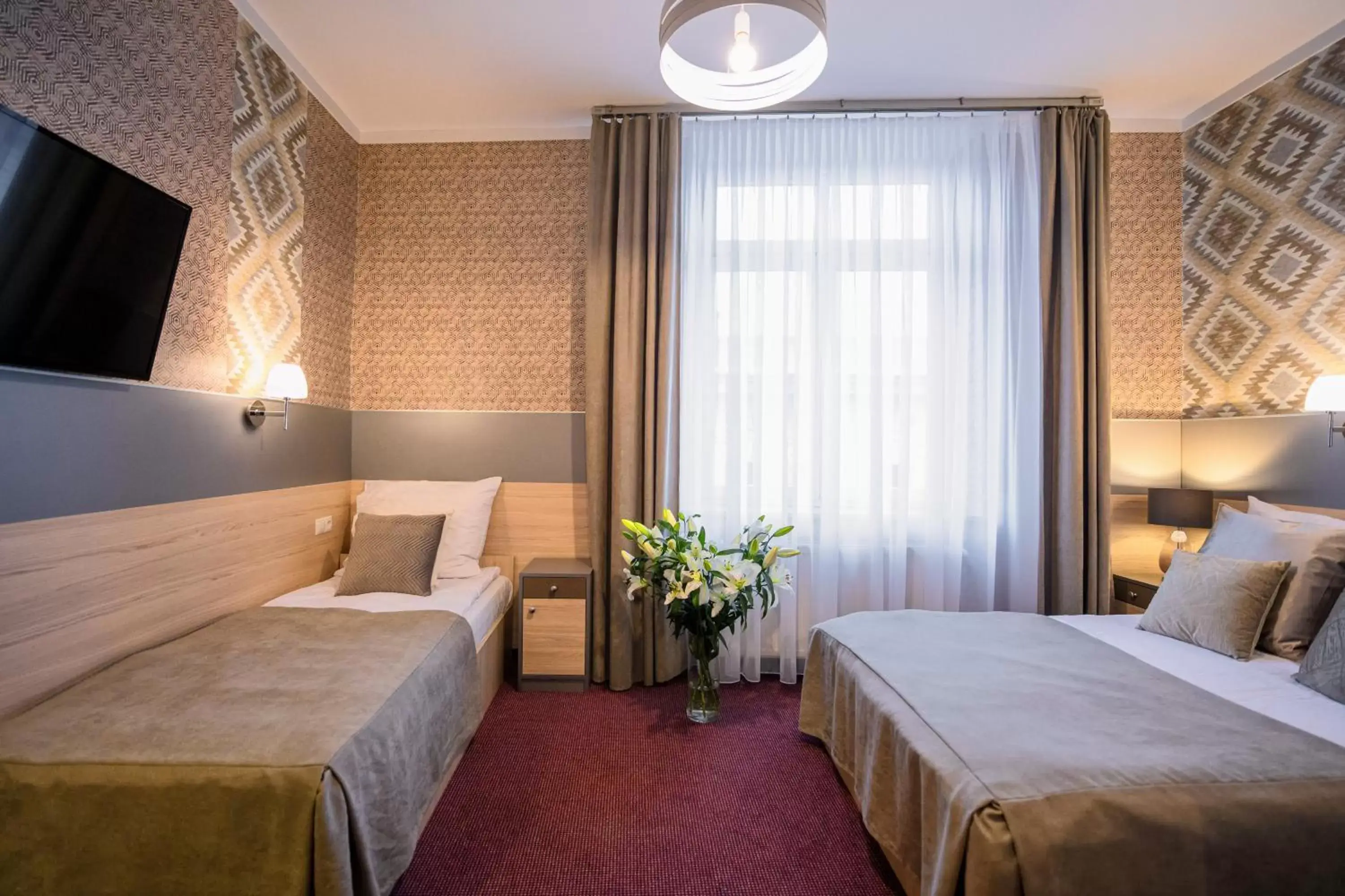 Bed in Hotel Kazimierz