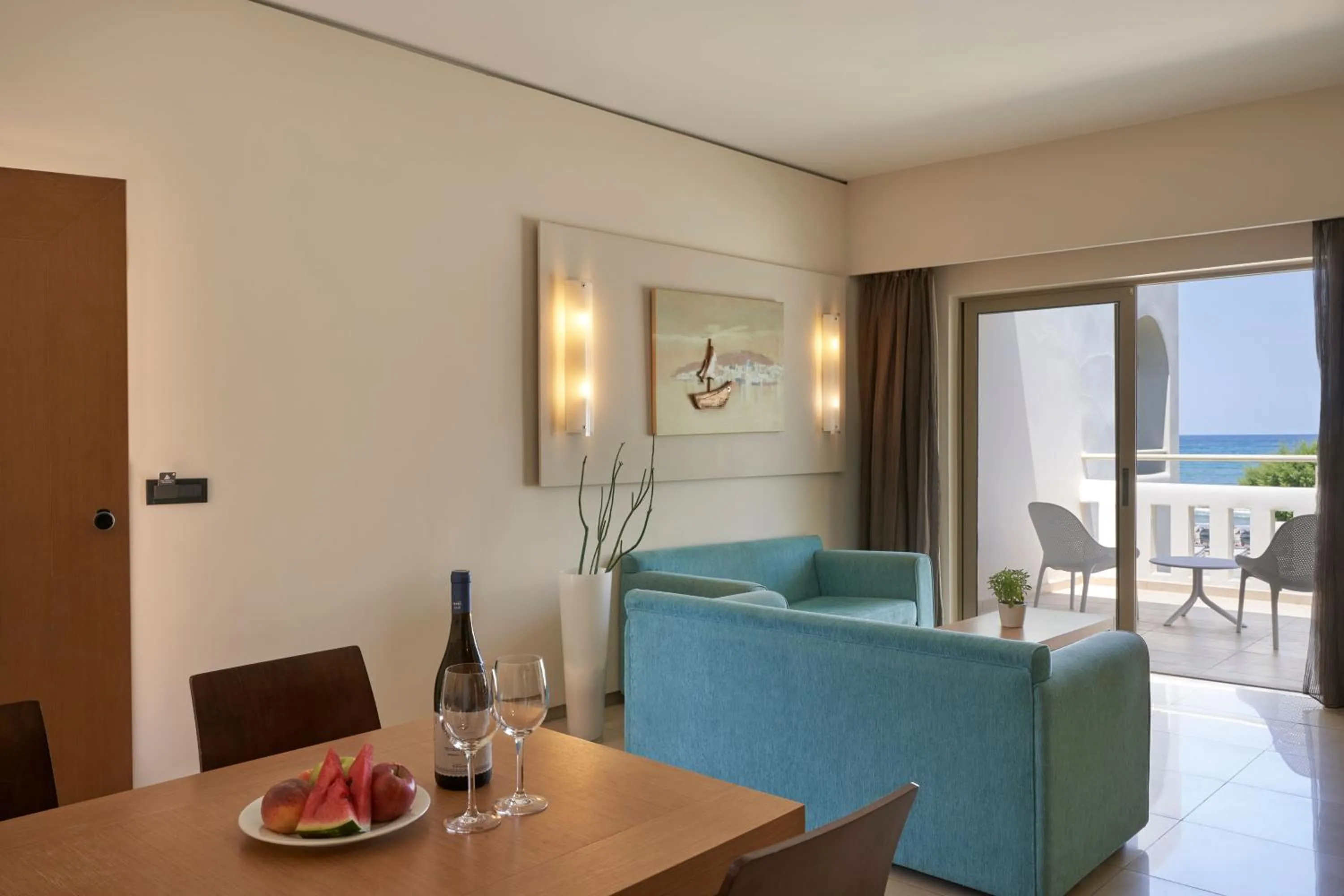 Living room in Atlantica Amalthia Beach Hotel - Adults Only