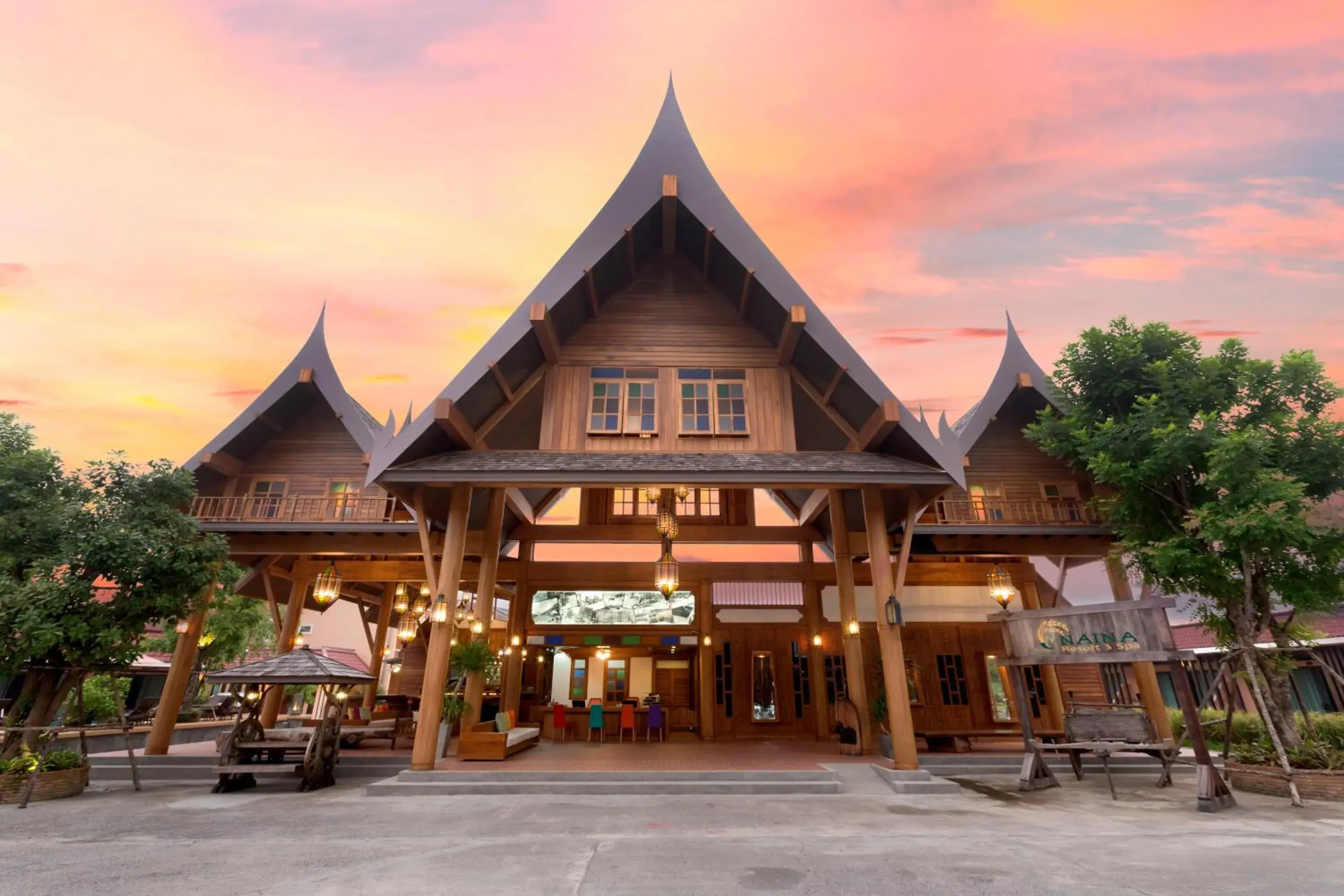 Property building in Naina Resort & Spa - SHA Extra Plus Property building in Naina Resort & Spa - SHA Extra Plus