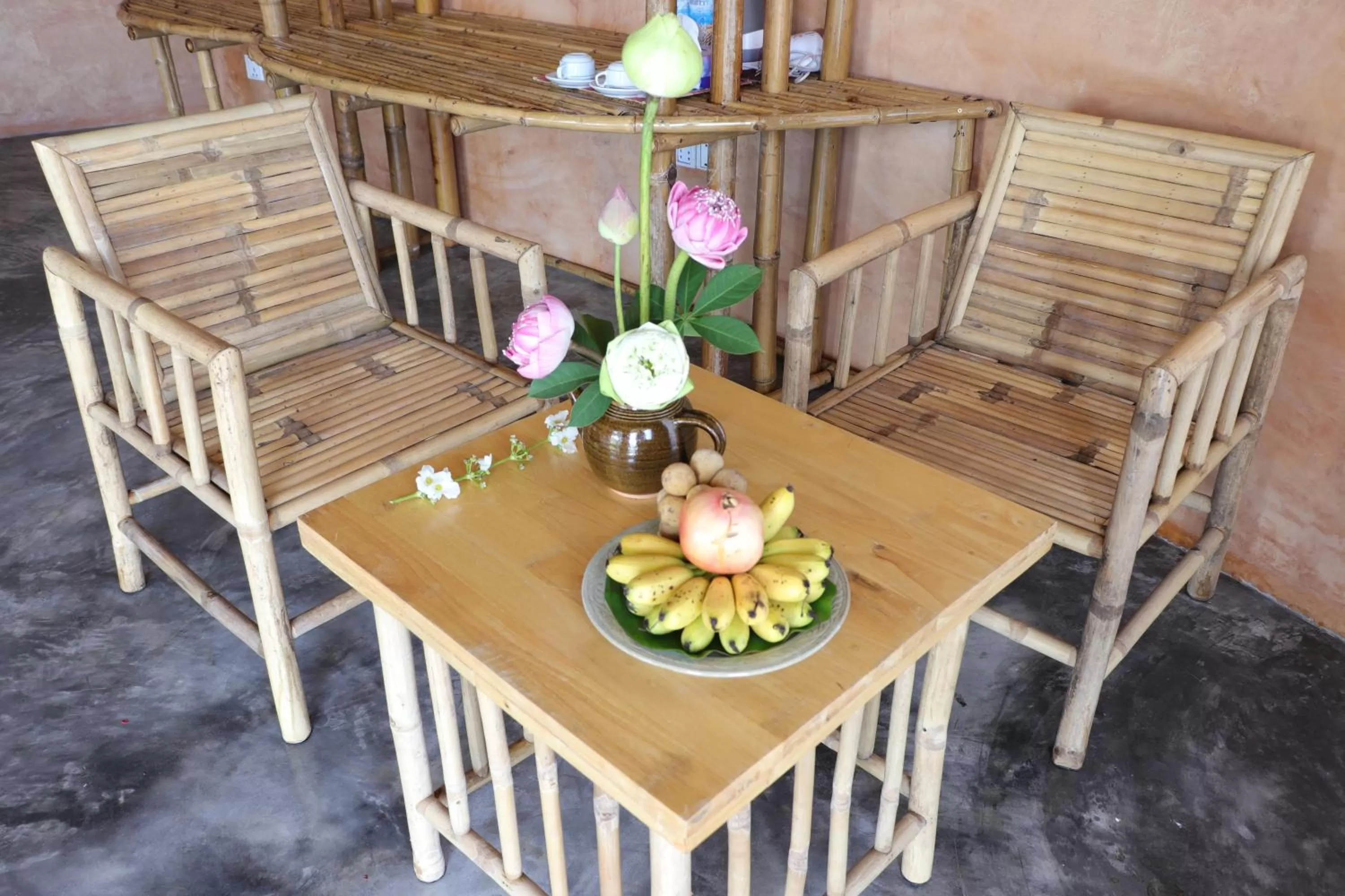 Living room in Hanchey Bamboo Resort