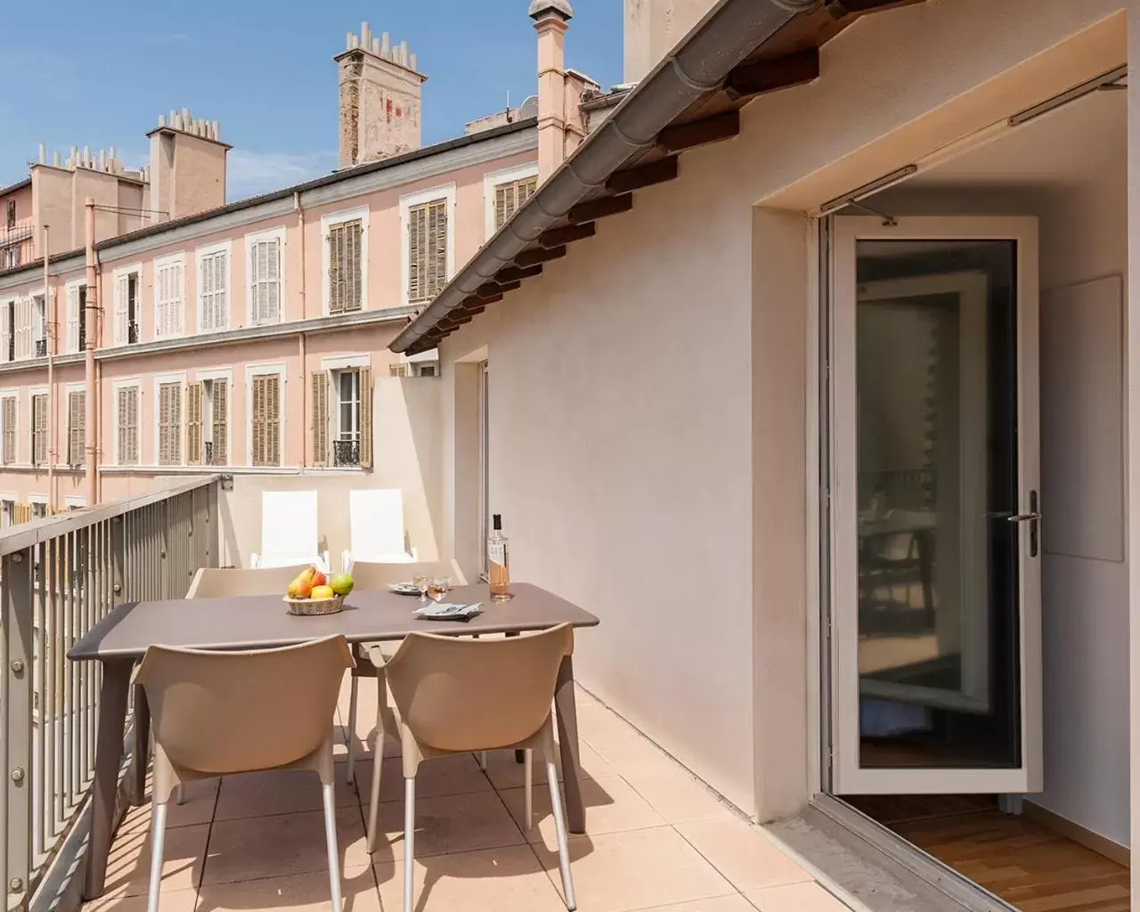 Balcony/Terrace in Residhotel Vieux Port