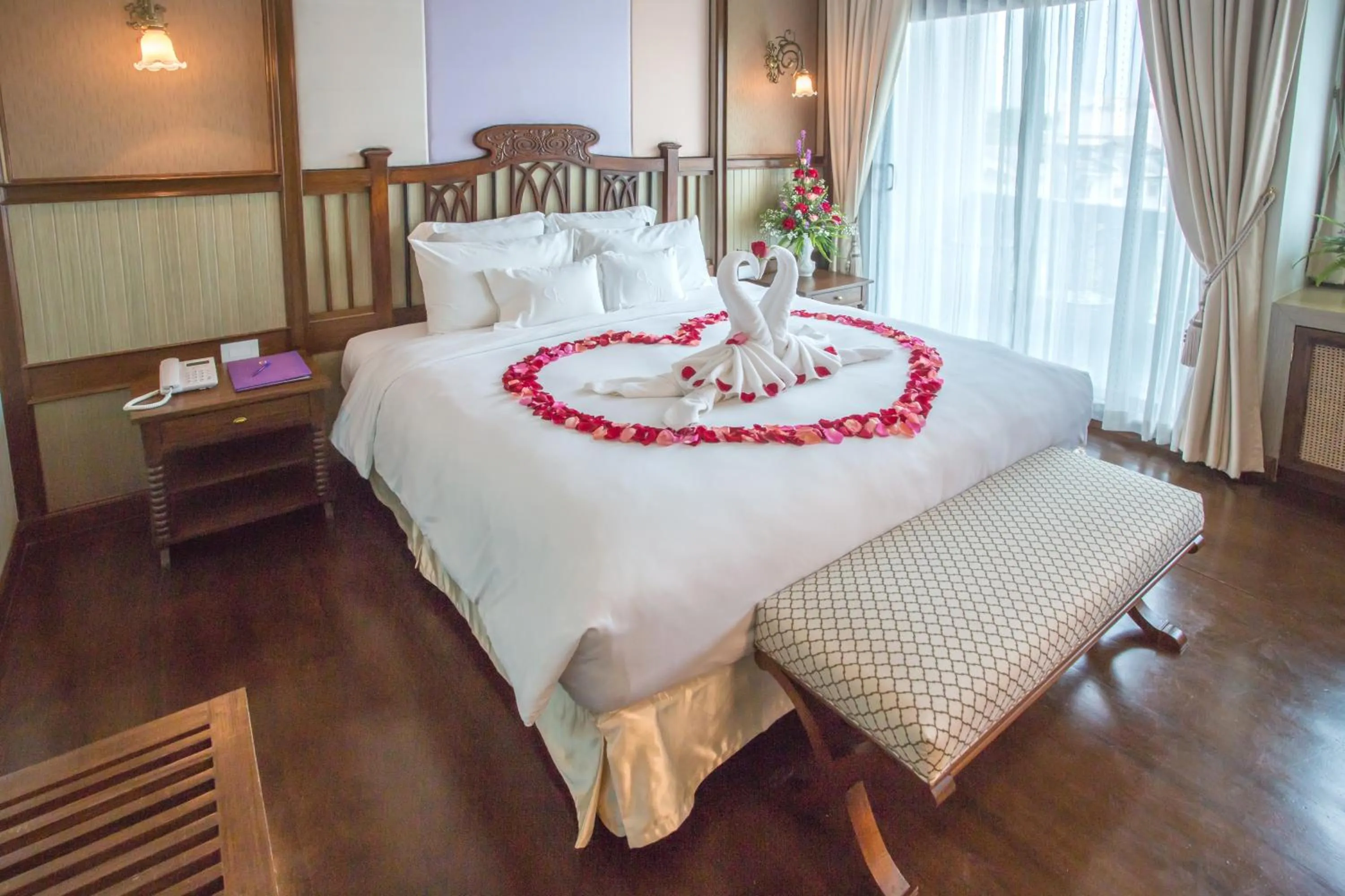 Bed in Chankam Boutique Hotel