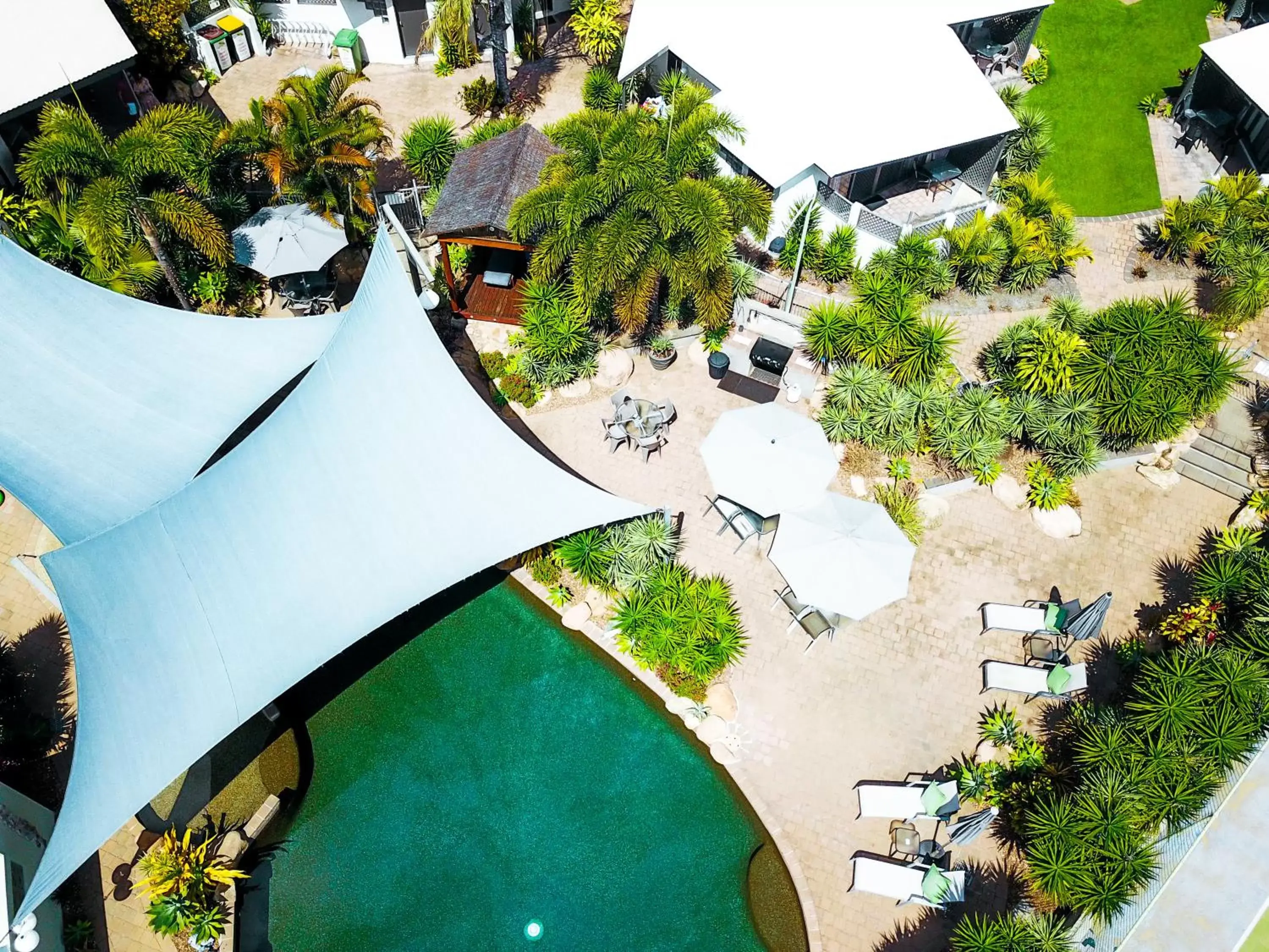 Swimming pool, Bird's-eye View in Island Leisure Resort