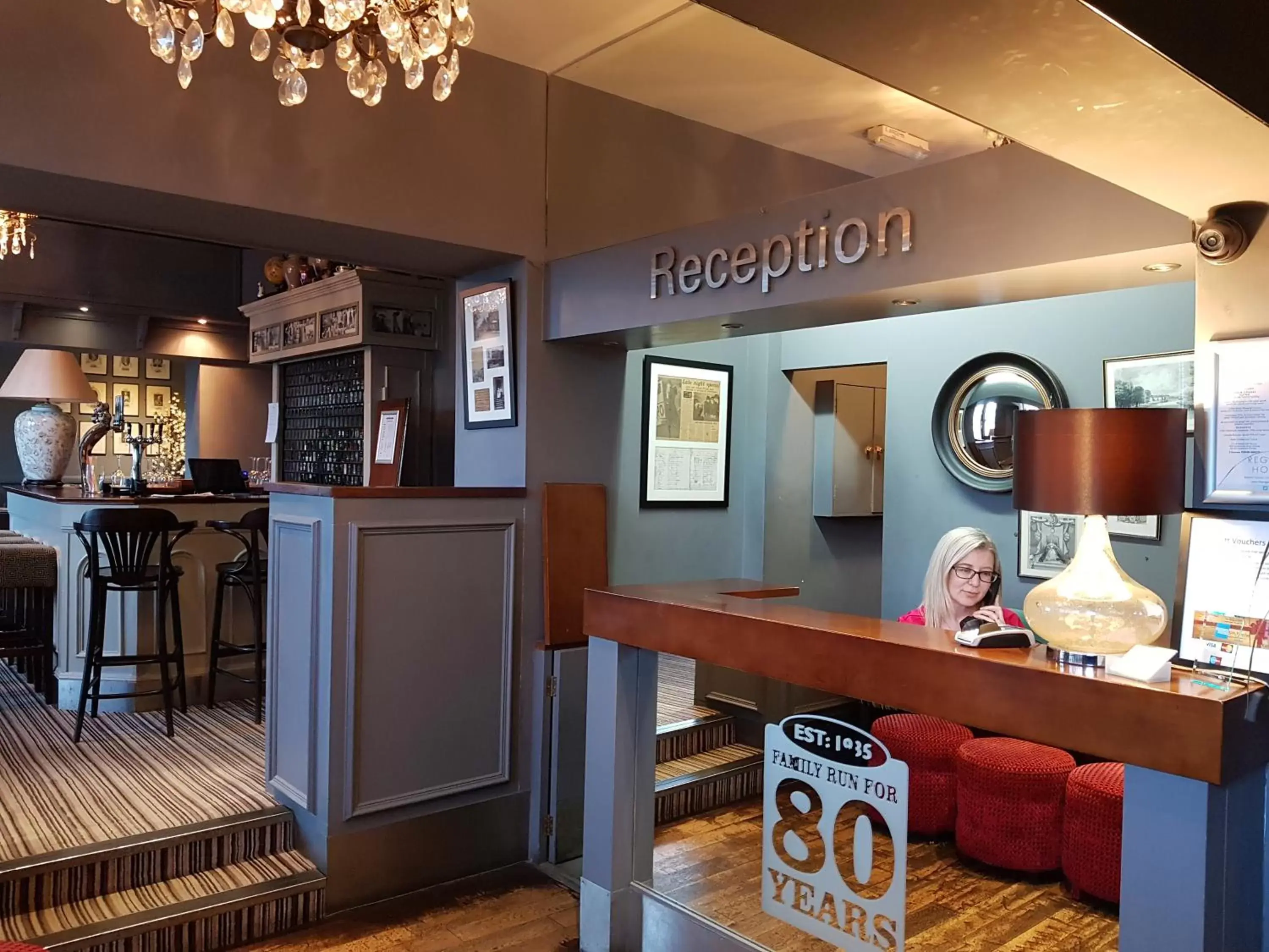Lobby or reception in Regent Hotel Doncaster