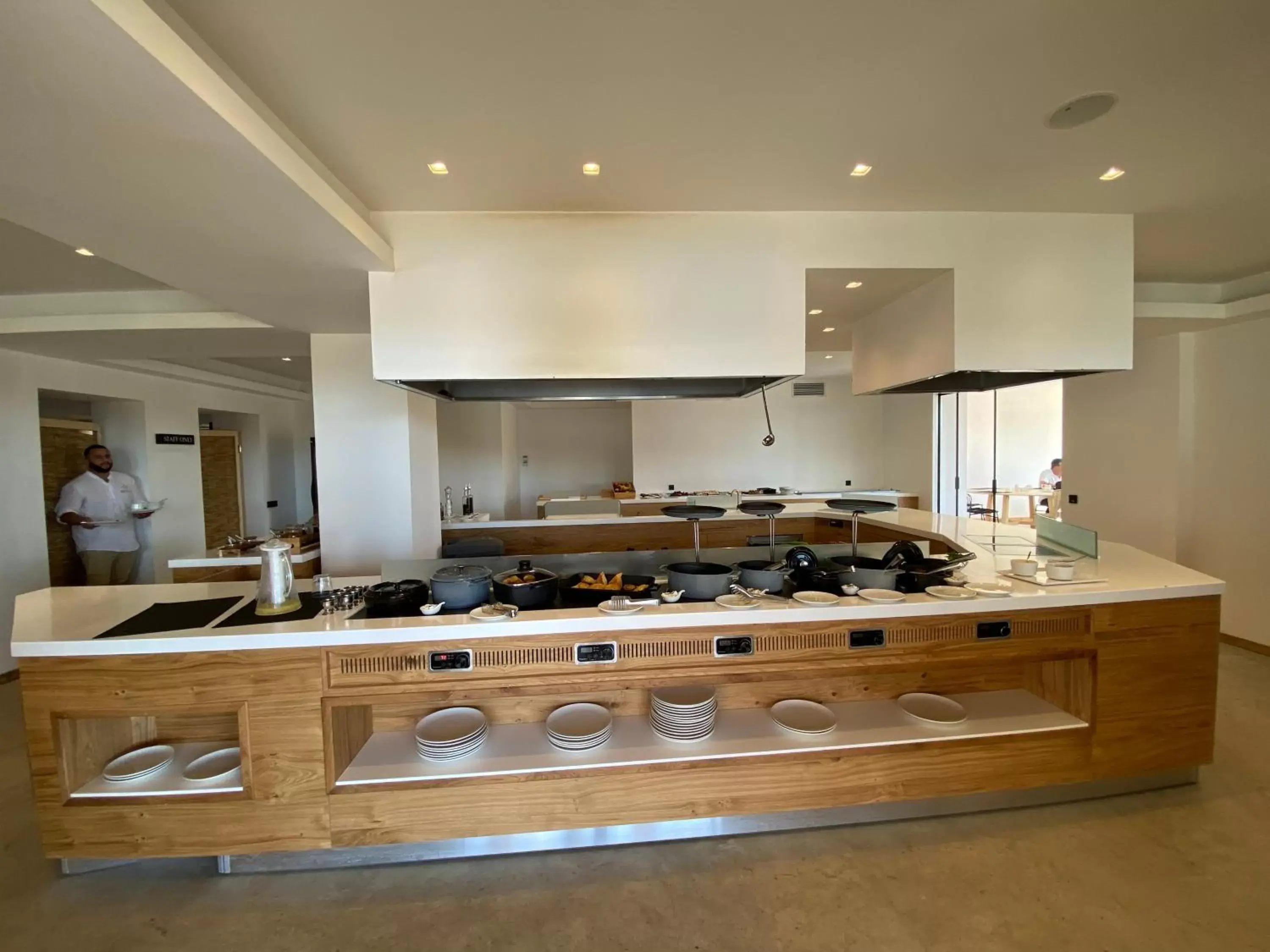 Buffet breakfast in Helios Beach Hotel & Bungalows Buffet breakfast in Helios Beach Hotel & Bungalows