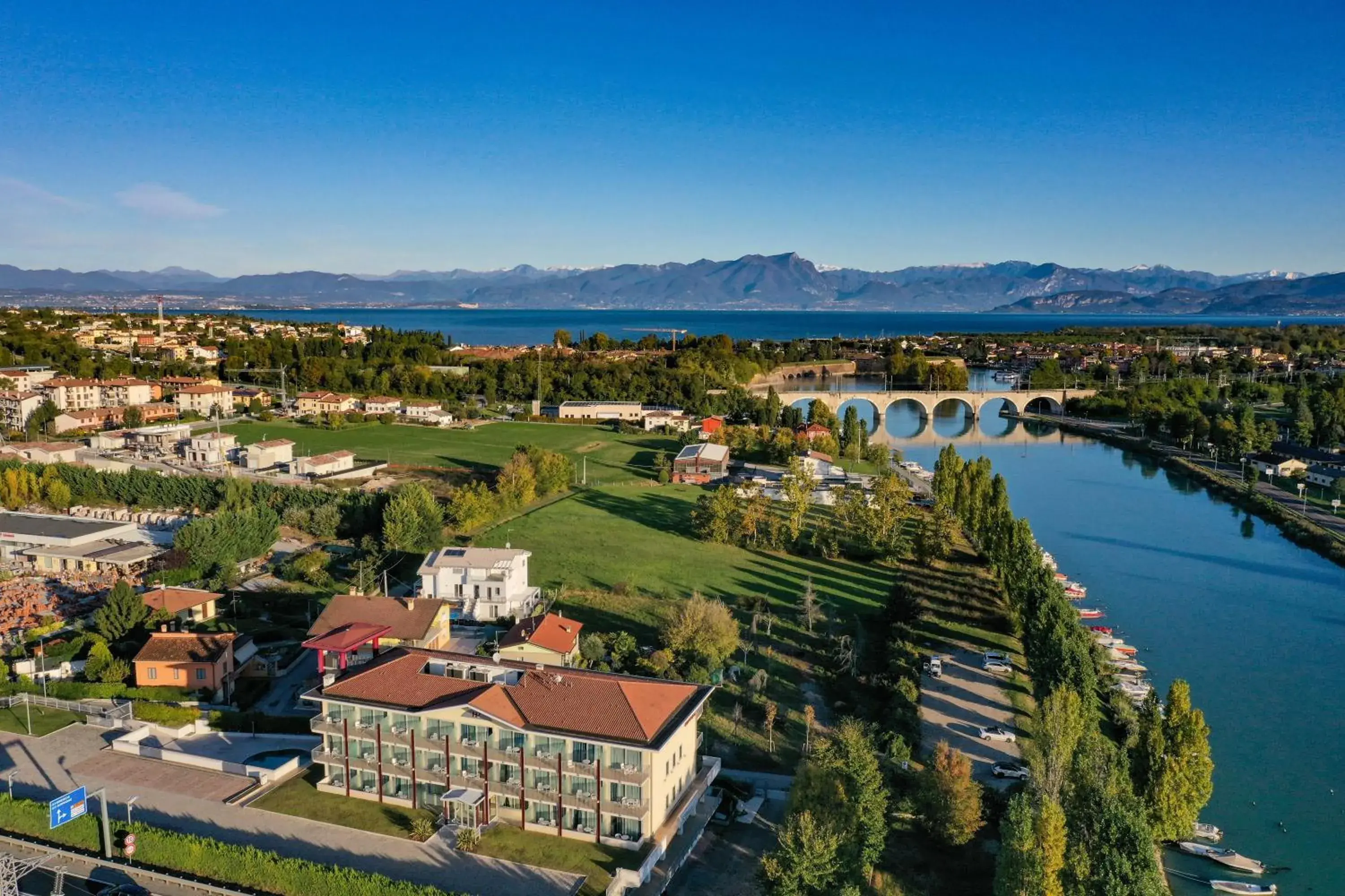 Property building, Bird's-eye View in Hotel Rivus