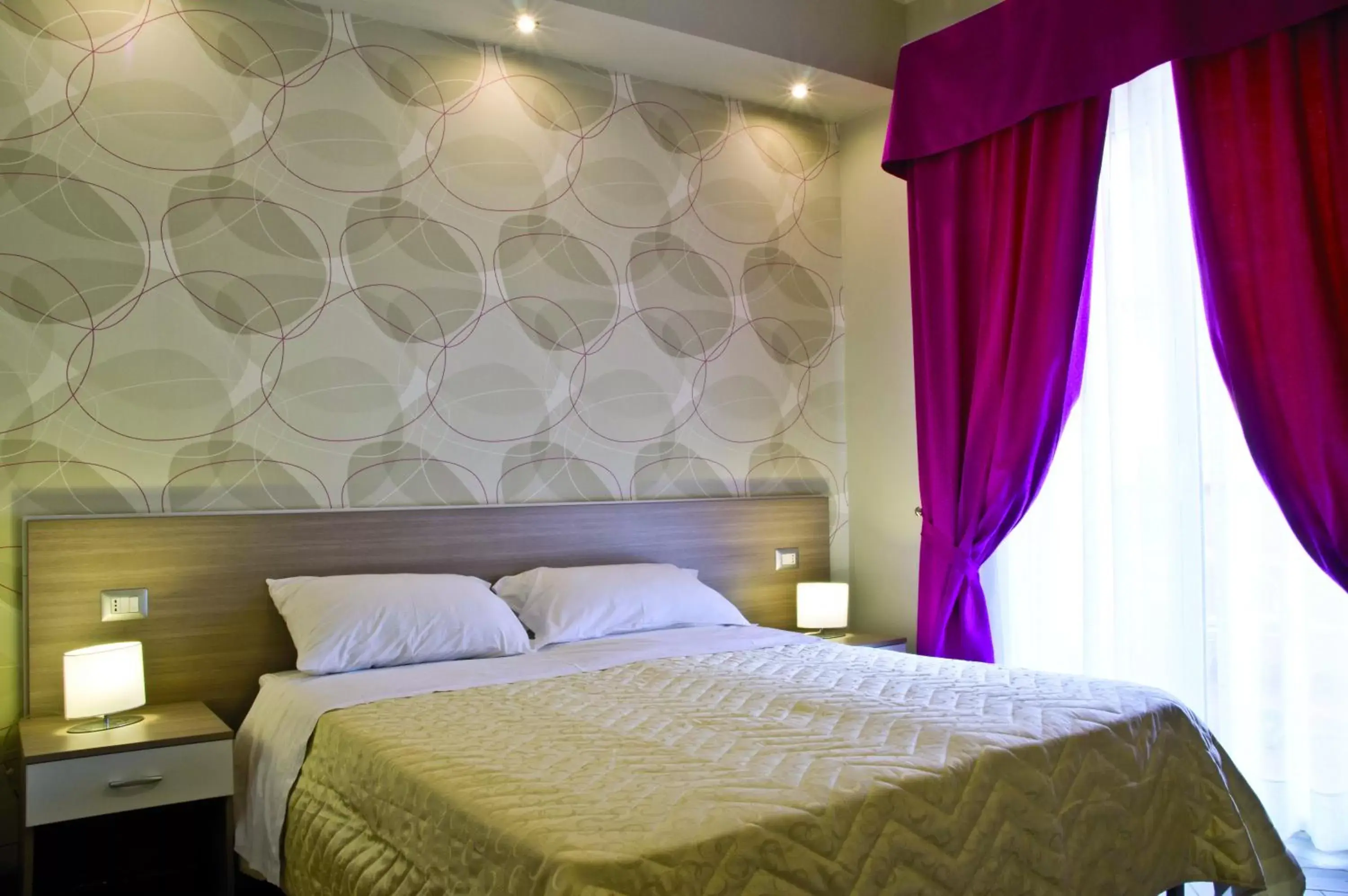 Decorative detail, Bed in B&B Albachiara Decorative detail, Bed in B&B Albachiara