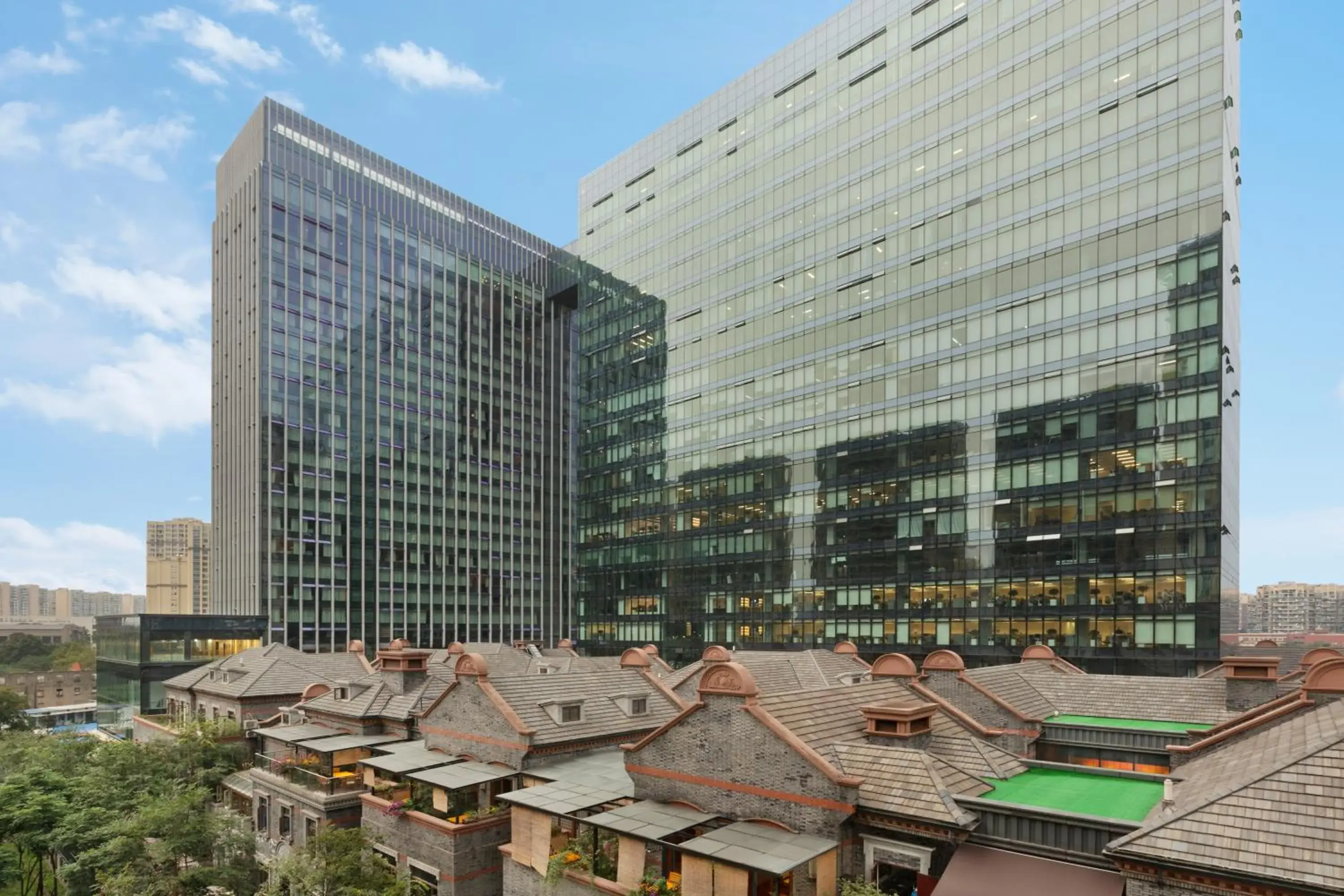 Bird's eye view in Hyatt Place Chengdu Pebble Walk