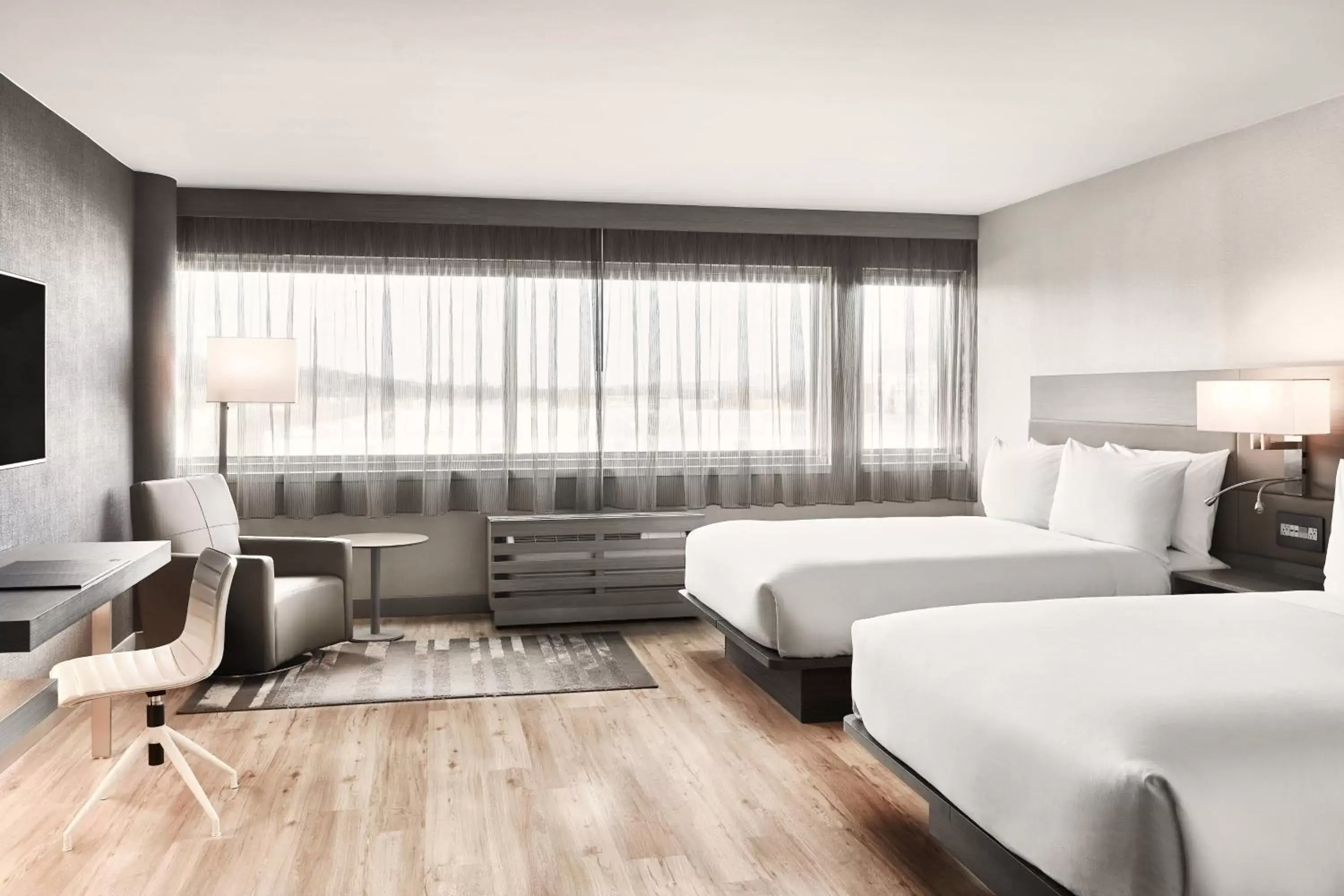 Larger Guest room, 2 Queen, Corner room in AC Hotel by Marriott Pleasanton