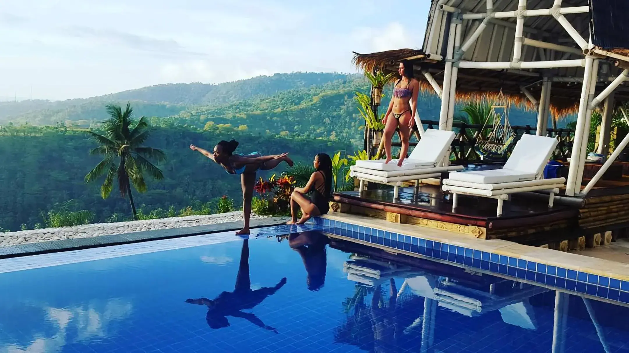 Day, Swimming Pool in Villa Umbrella Lombok
