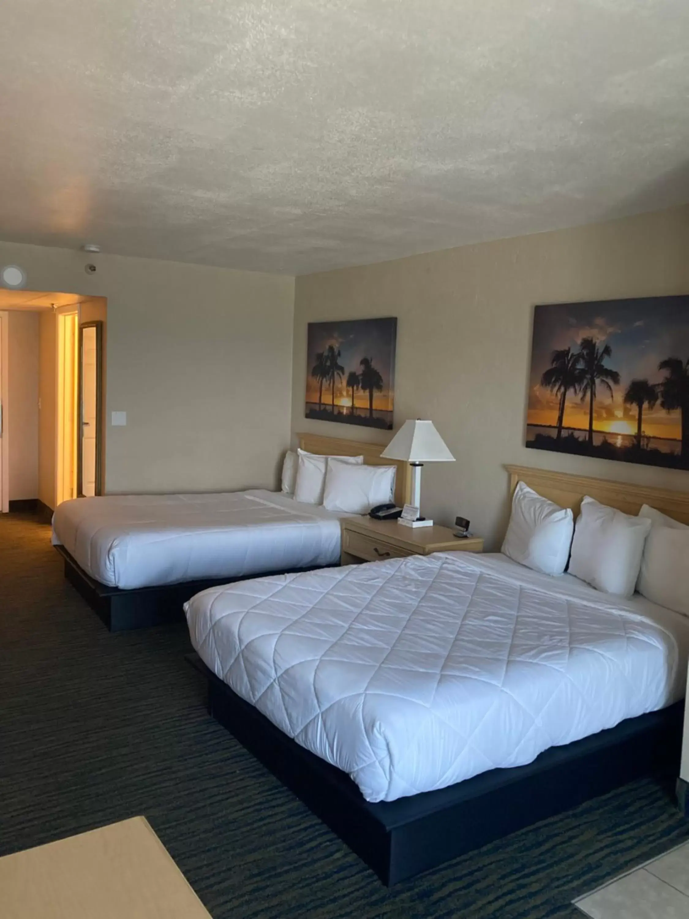 Bed in Beachside Hotel - Daytona Beach