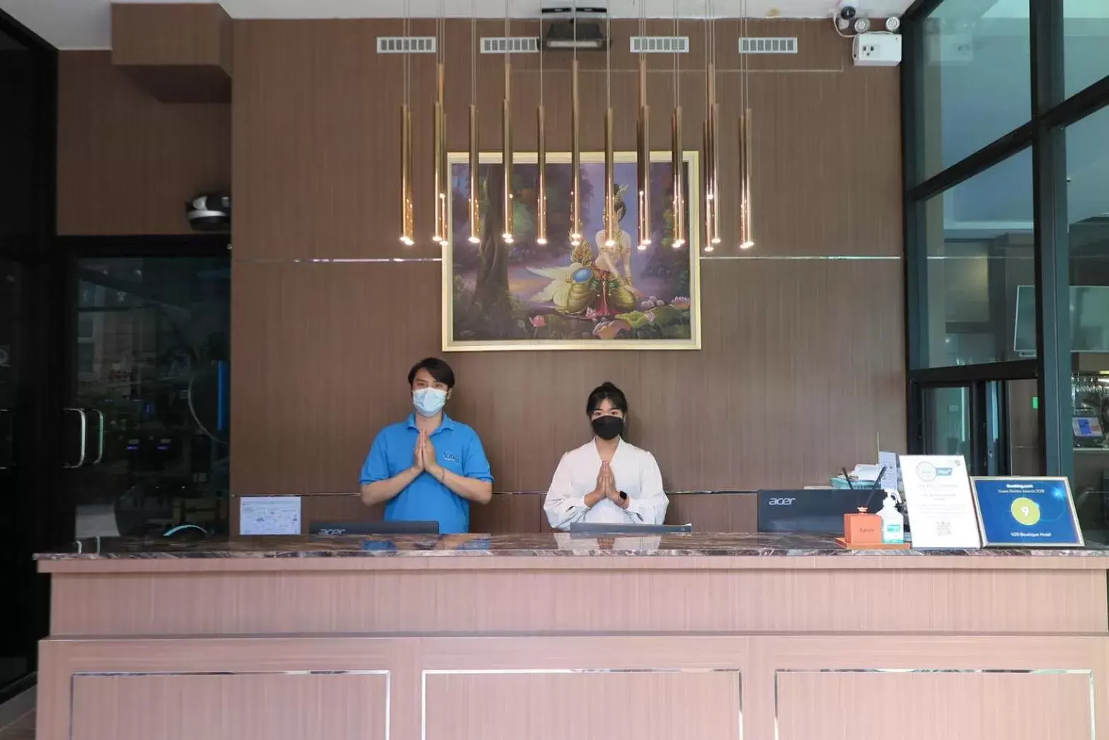 Lobby or reception in V20 Boutique Jacuzzi Hotel Lobby or reception in V20 Boutique Jacuzzi Hotel