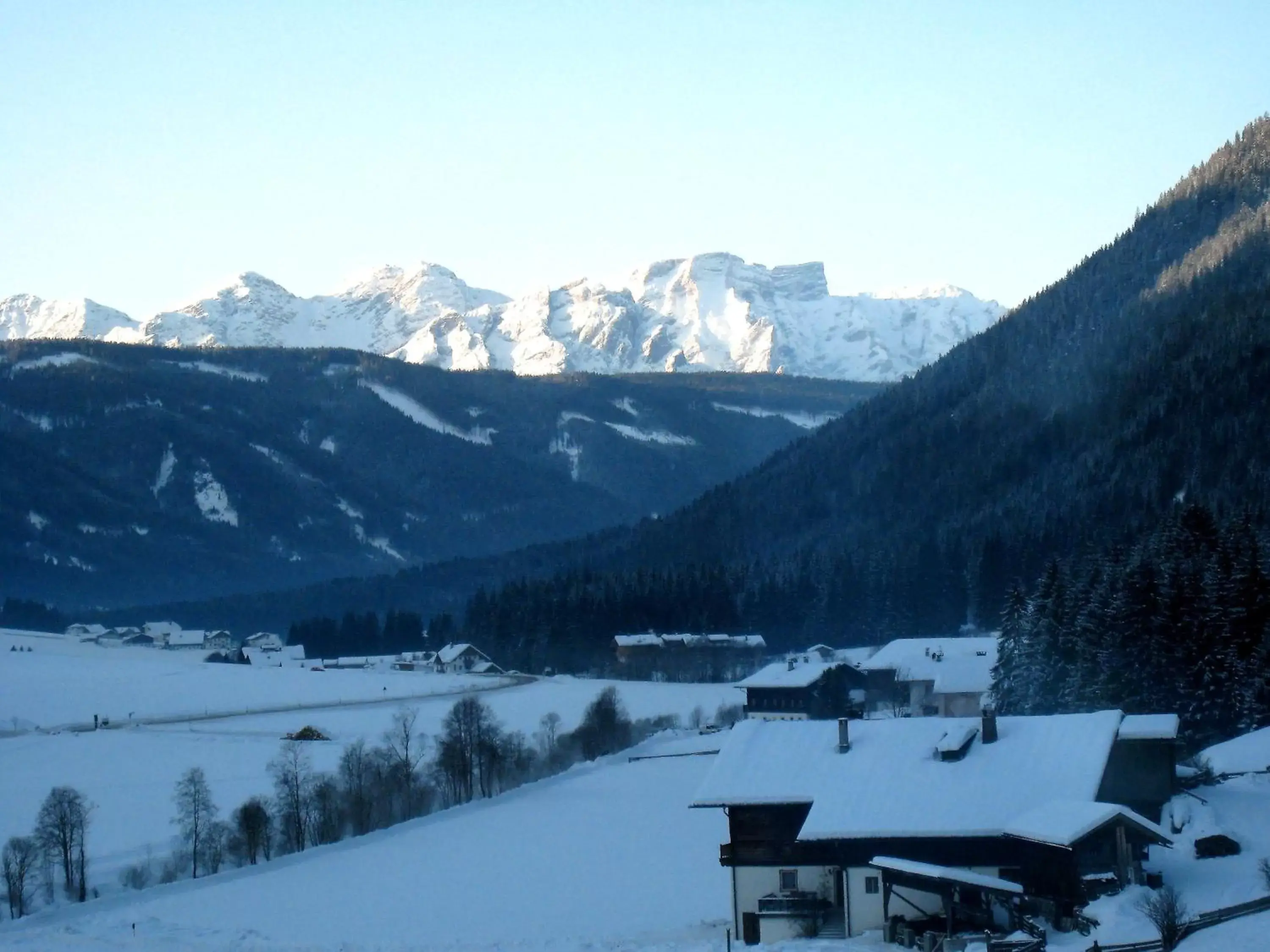 Mountain view, Winter in Bio Natur Refugium Blaslahof ****