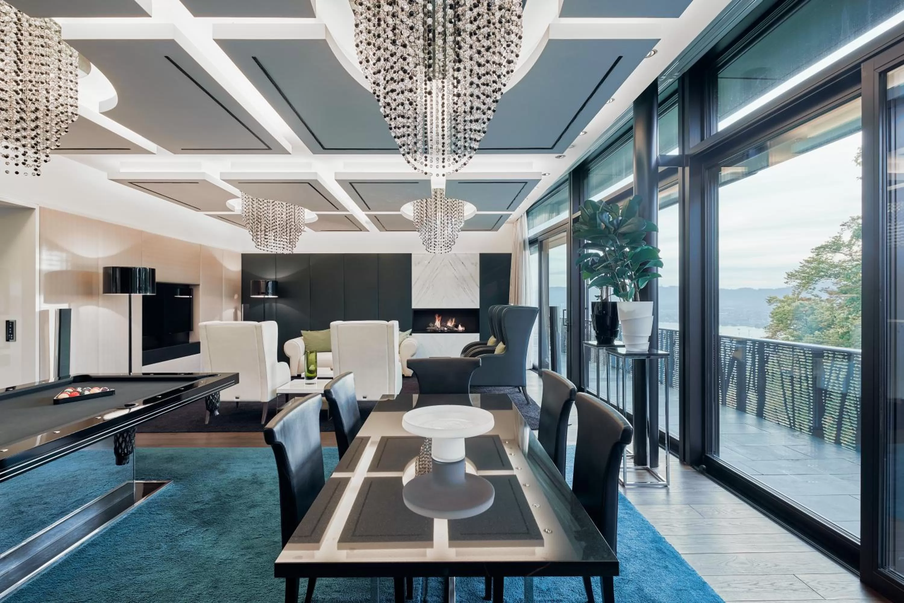 Dining area in The Dolder Grand - City and Spa Resort Zurich