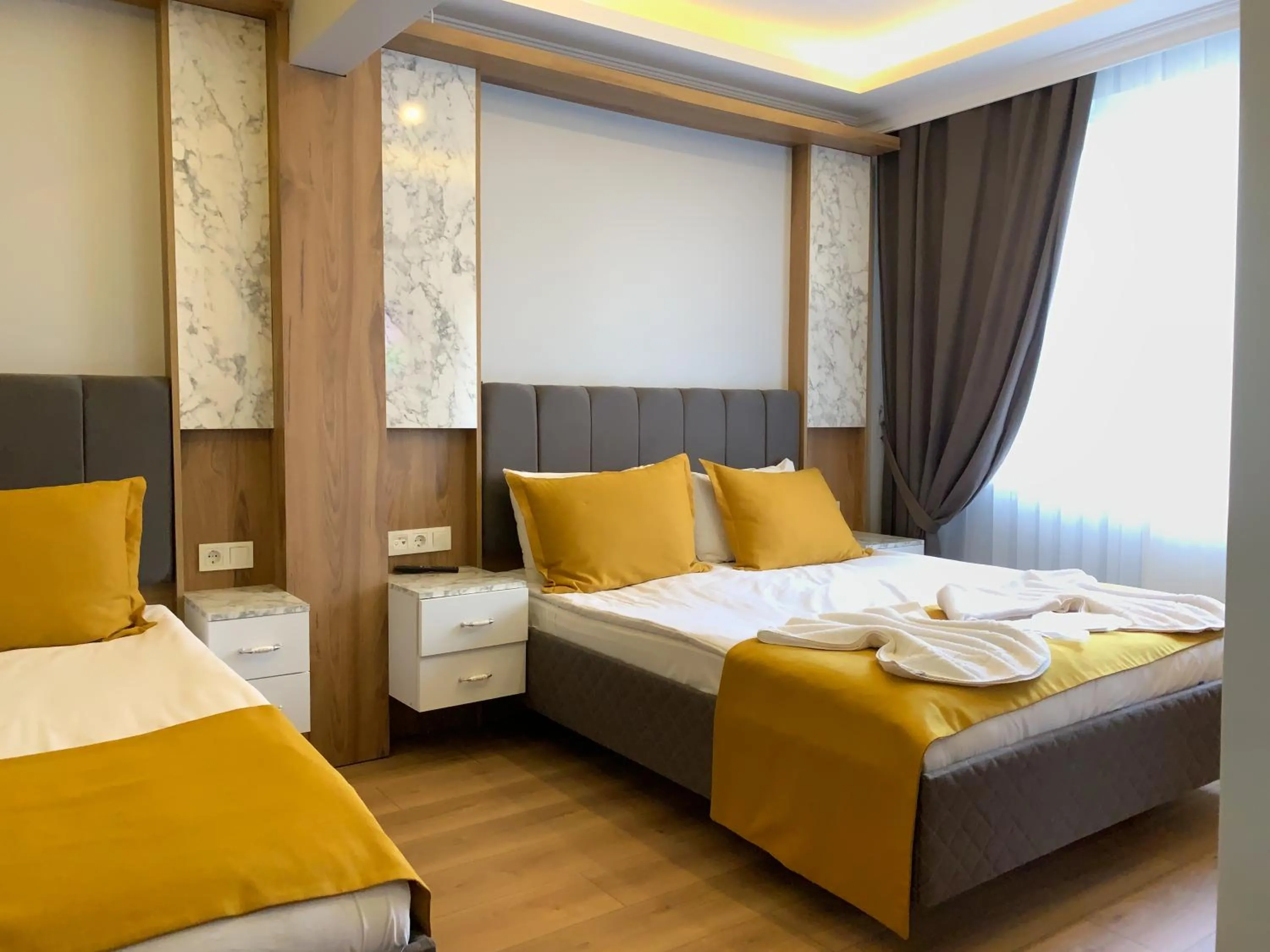 Photo of the whole room, Bed in Sultanahmet Nu Hotel