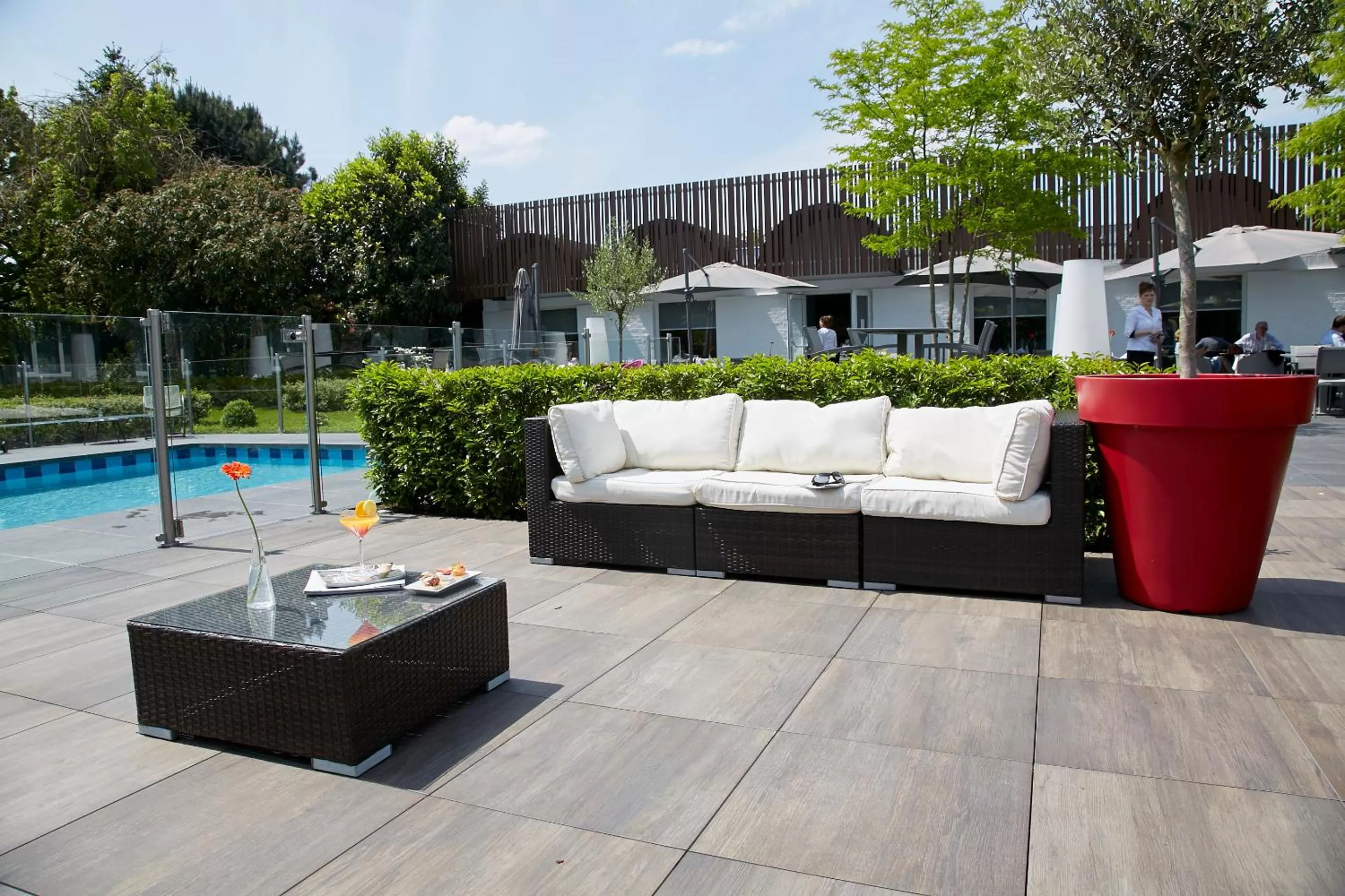 Patio in Novotel Lens Noyelles