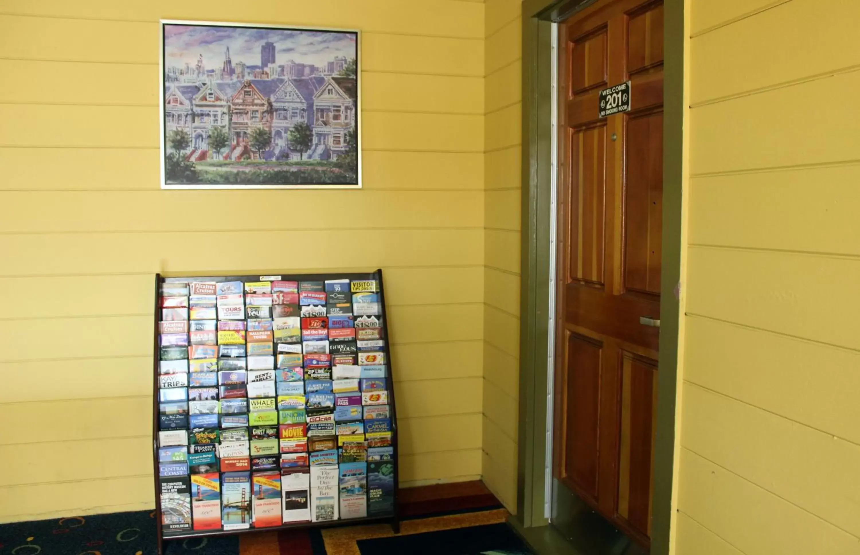 Lobby or reception, Library in Geary Parkway Motel