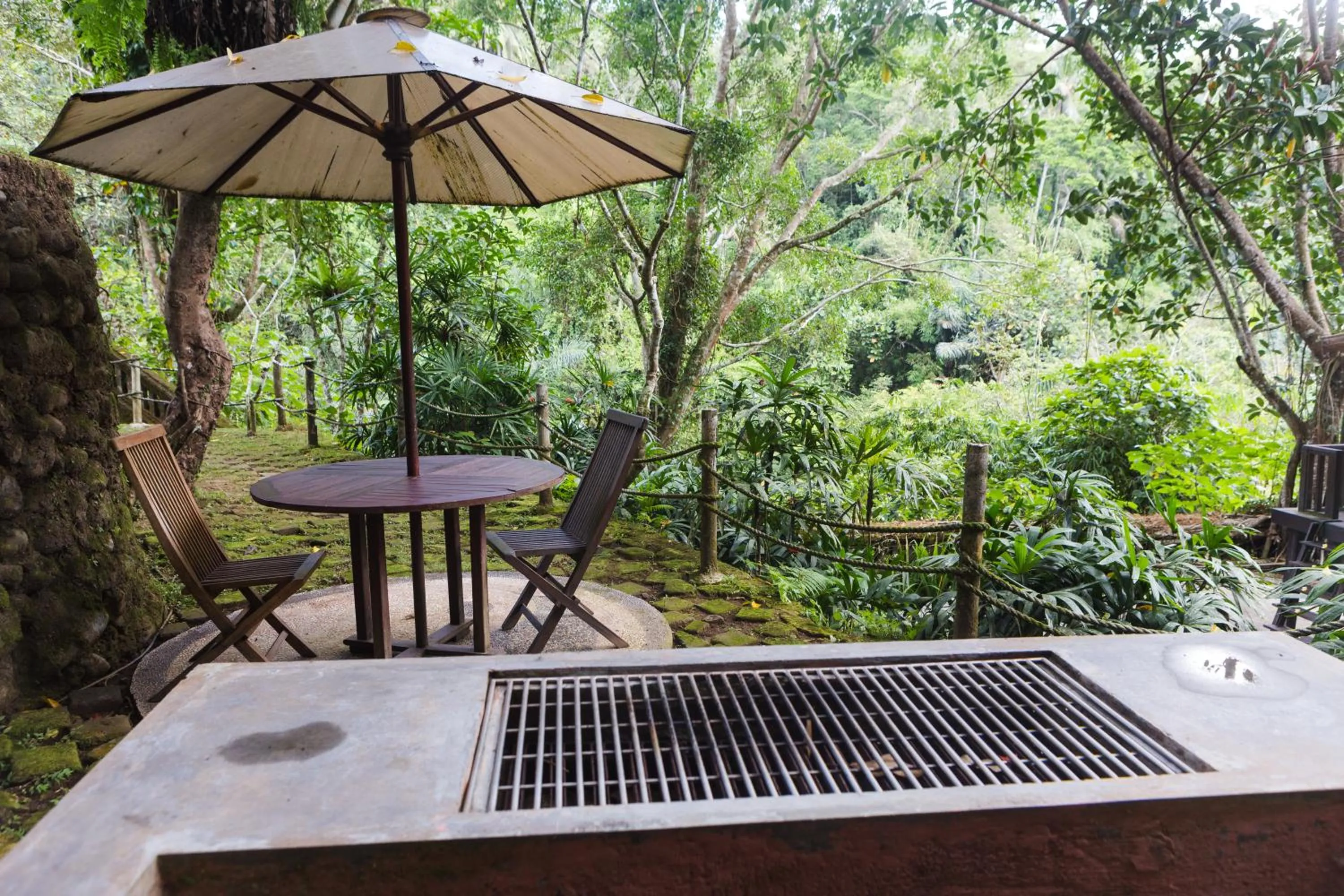 BBQ facilities in Anahata Villas and Spa Resort