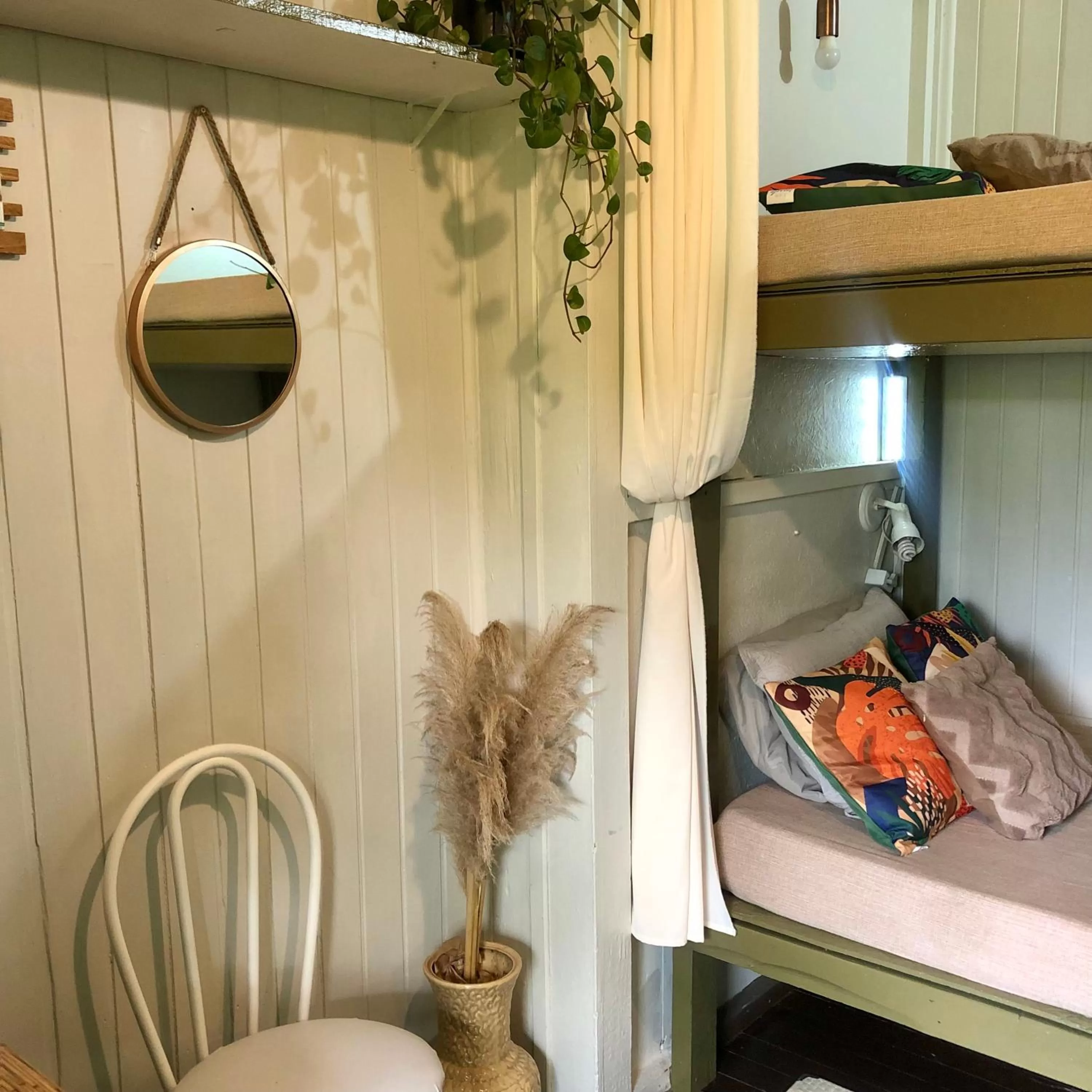 bunk bed in Mandala Camping Pousada