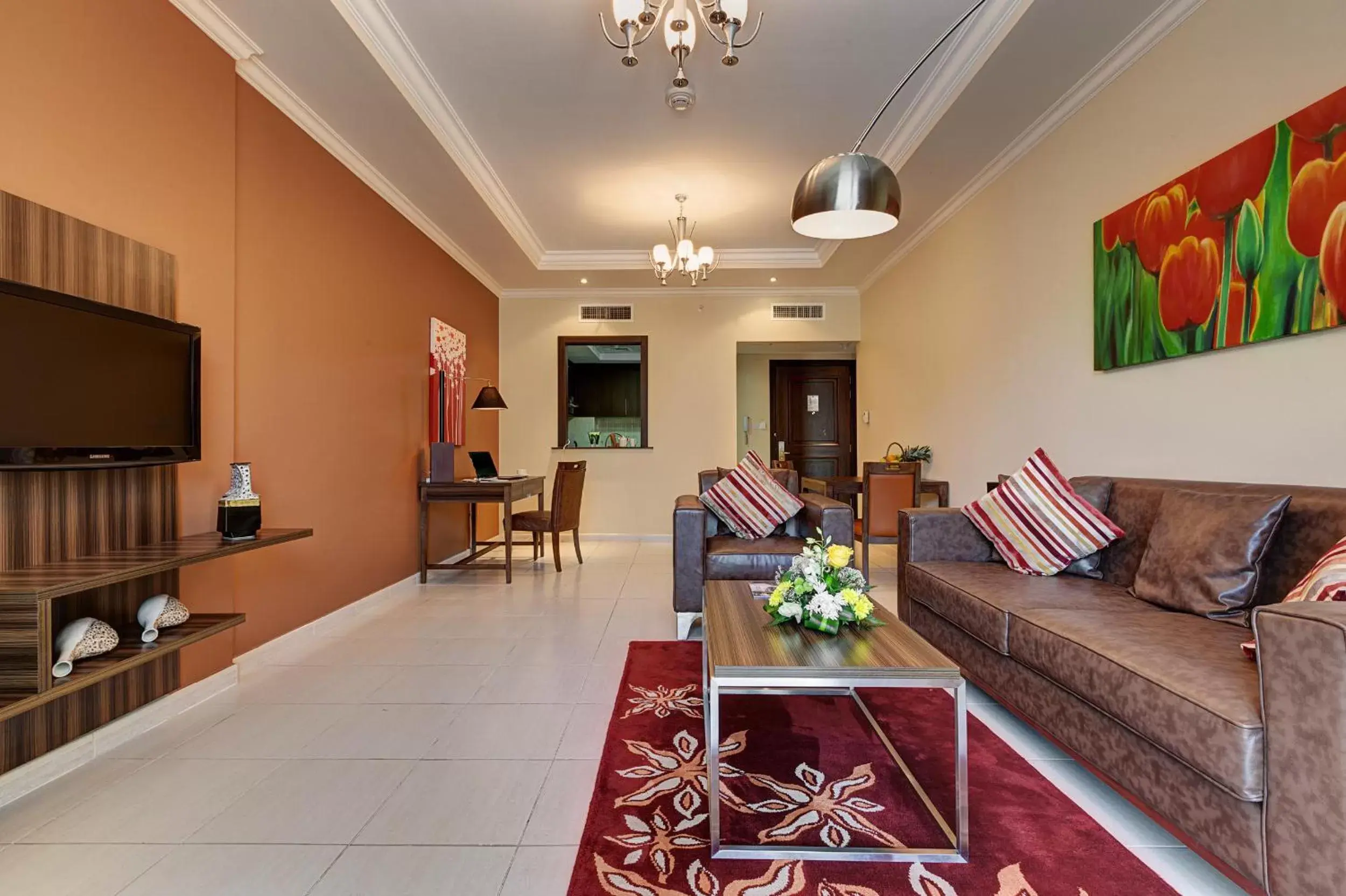 Living room, Seating Area in Abidos Hotel Apartment Dubai Land