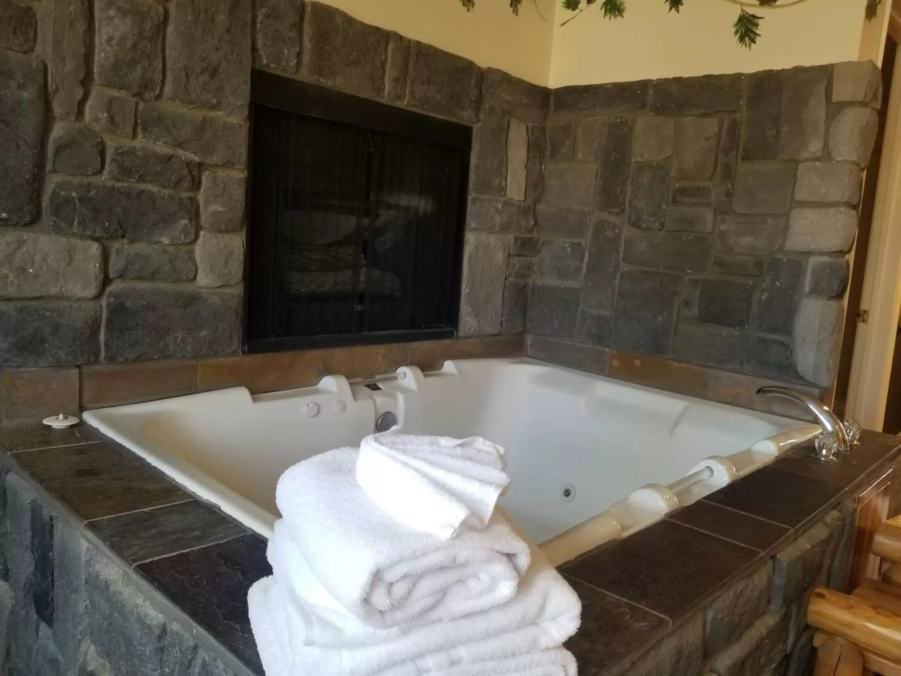 Hot Tub, Bathroom in Fireside Lodge