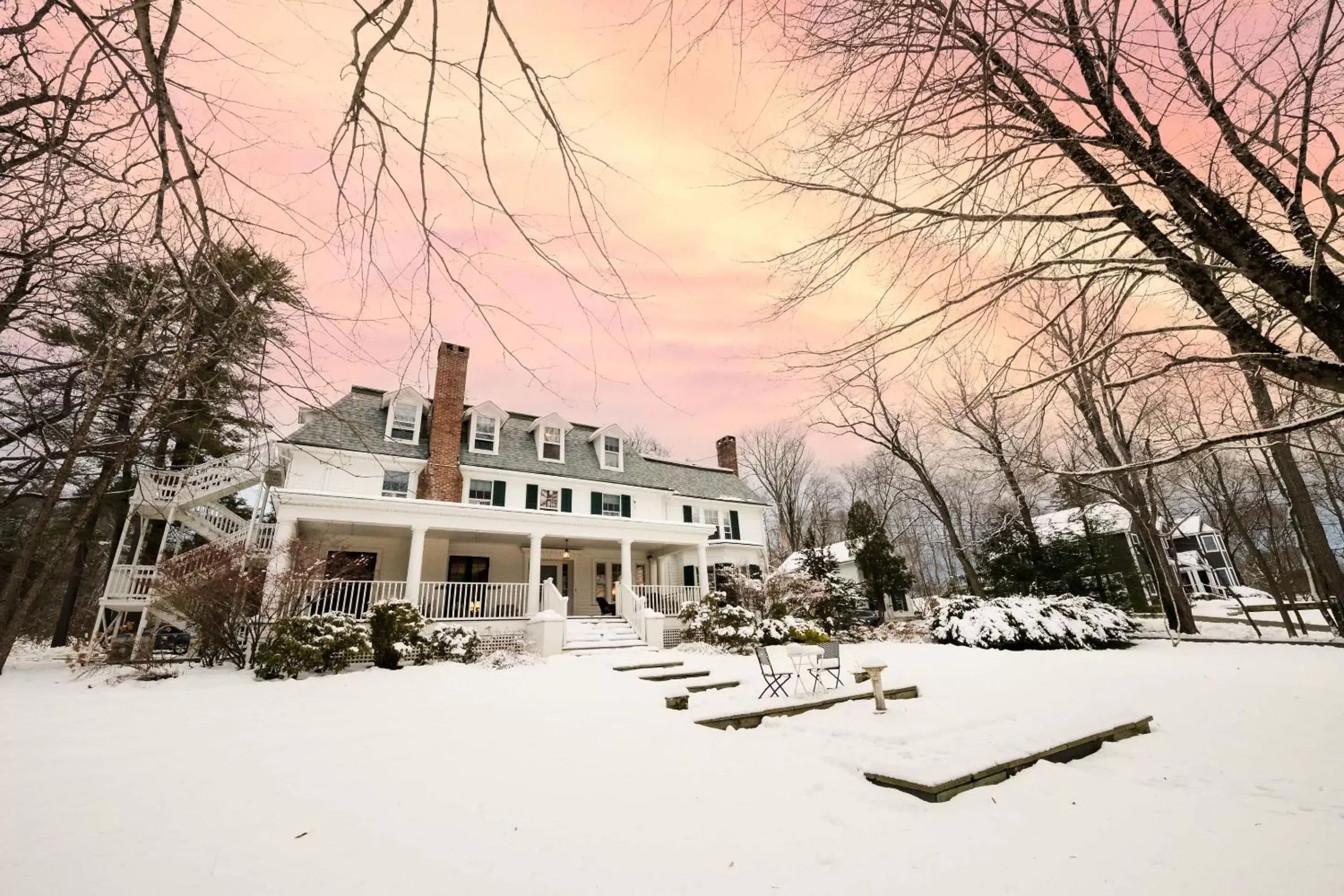 Property building, Winter in The Dewey