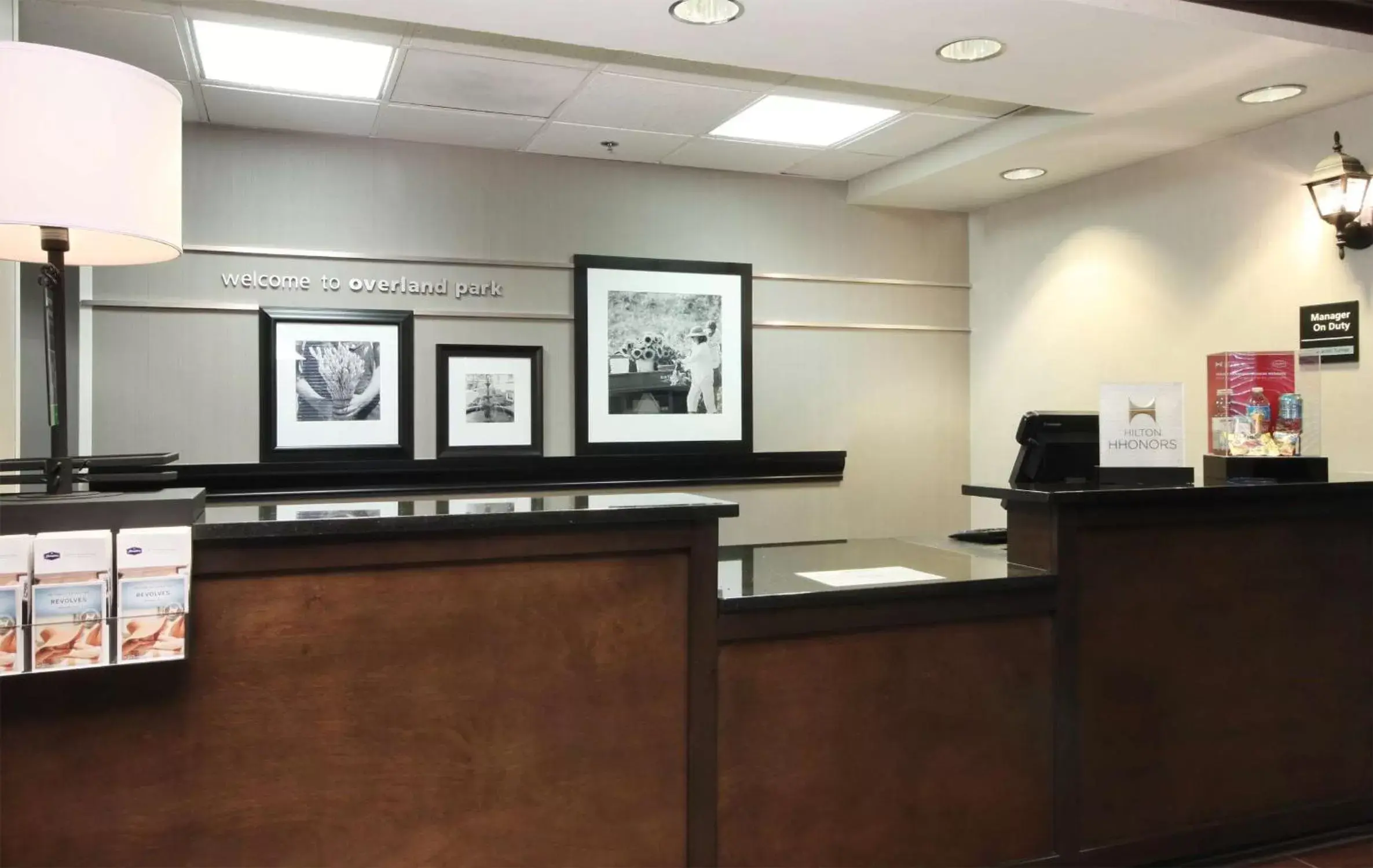 Lobby or reception in Hampton Inn Overland Park Lobby or reception in Hampton Inn Overland Park