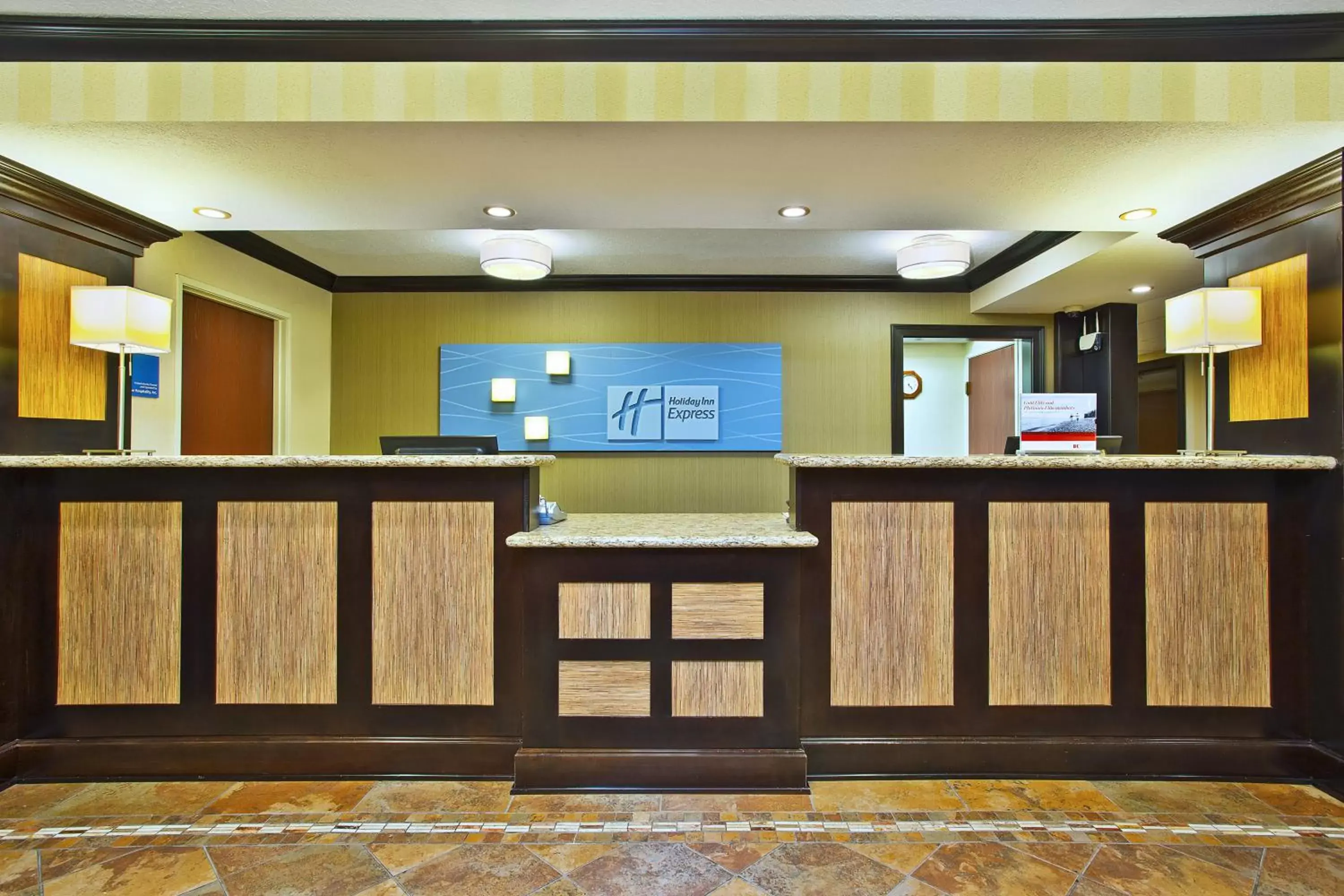Property building, Lobby/Reception in Holiday Inn Express Hotel & Suites Wabash, an IHG Hotel