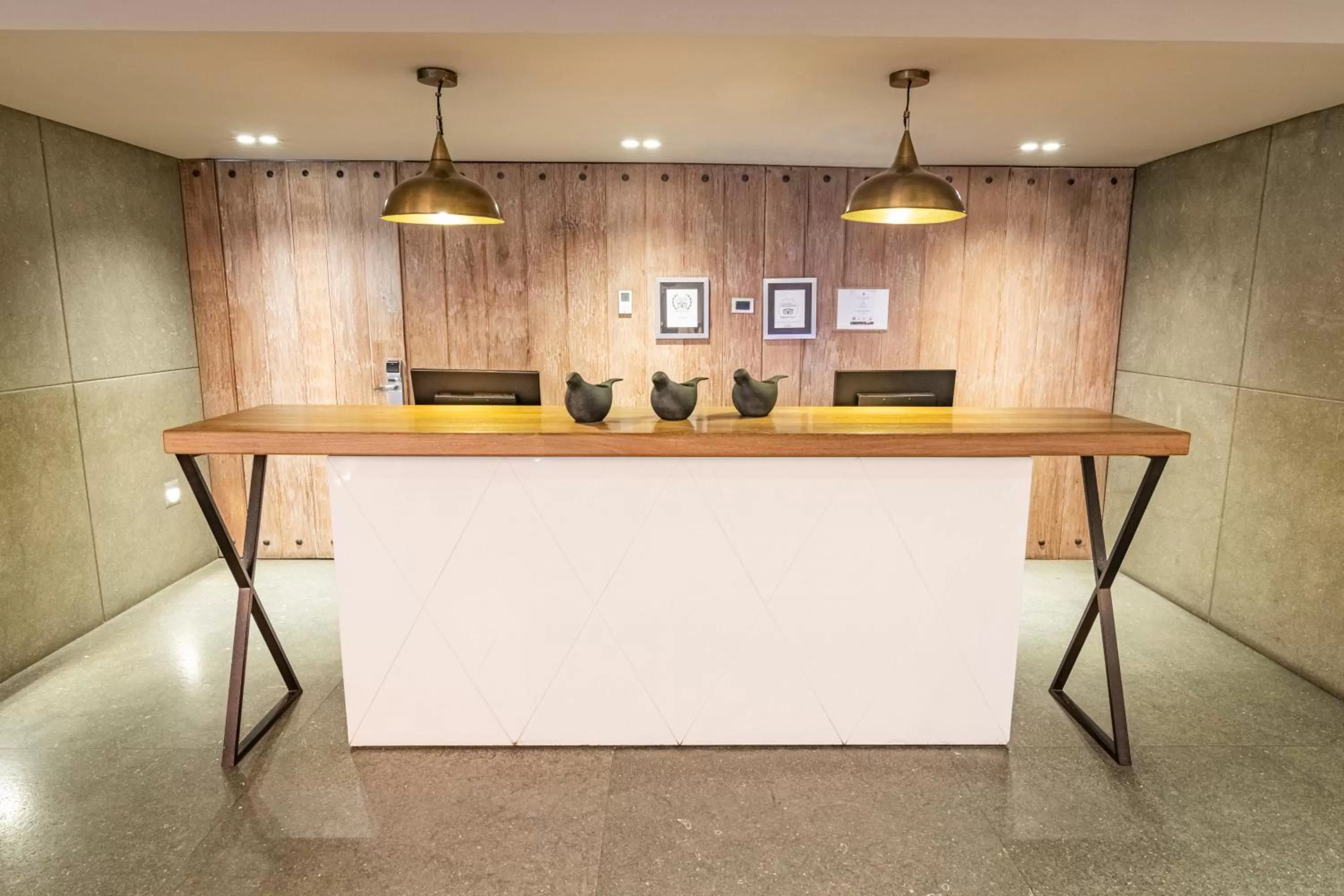 Lobby or reception in GHL San Lazaro Art Hotel