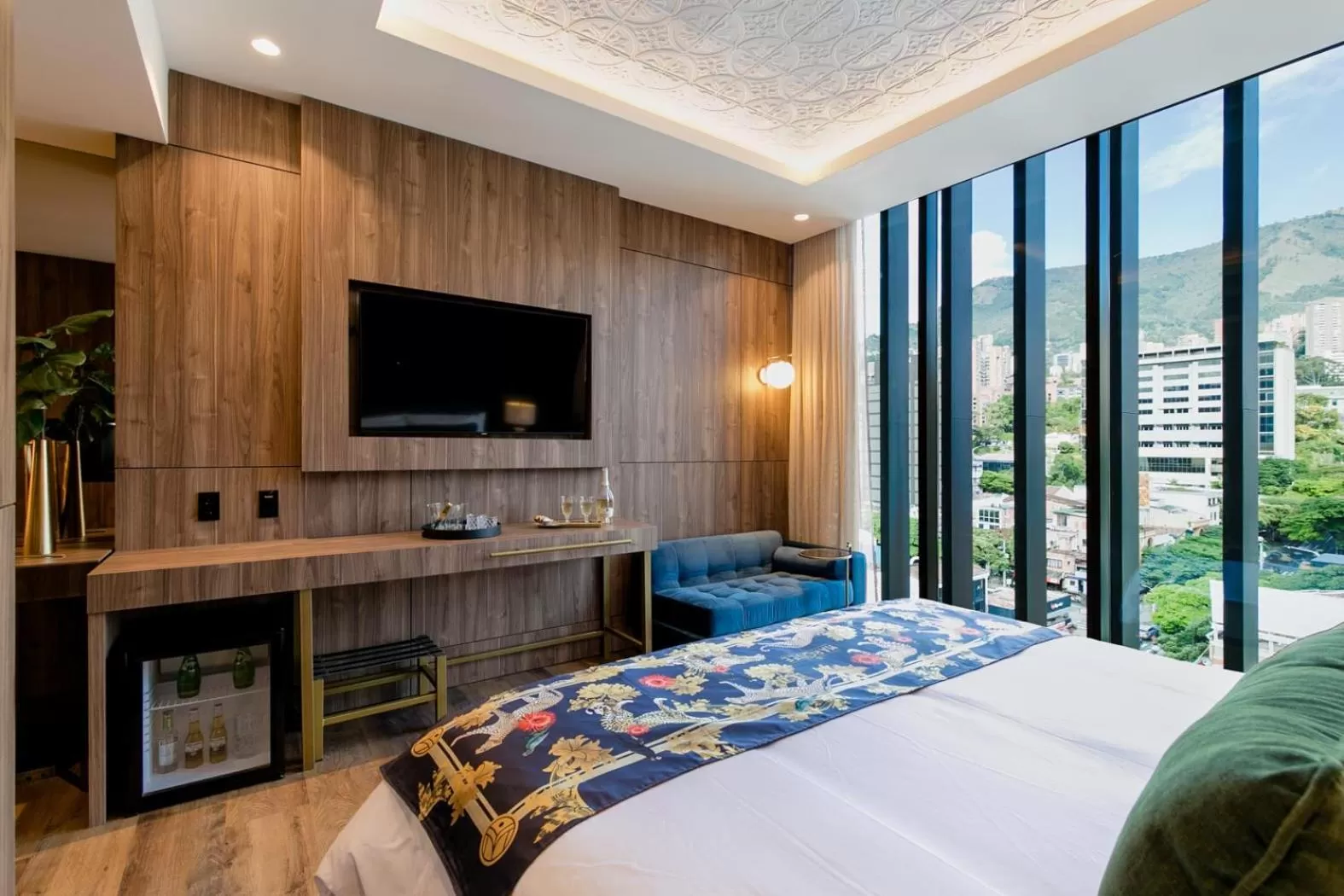 TV and multimedia, Bed in Hotel Marquee Medellín