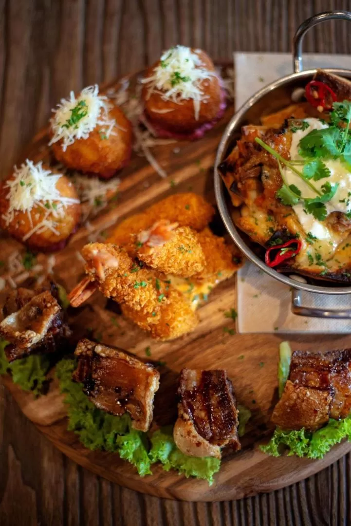 Food in Six Degrees Boutique Hotel