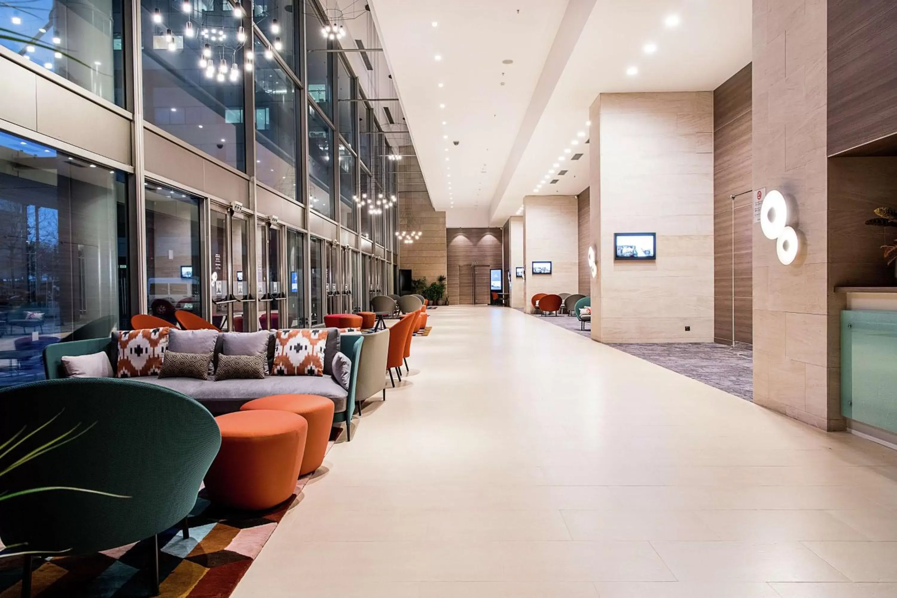 Meeting/conference room, Lobby/Reception in Hilton Diagonal Mar Barcelona