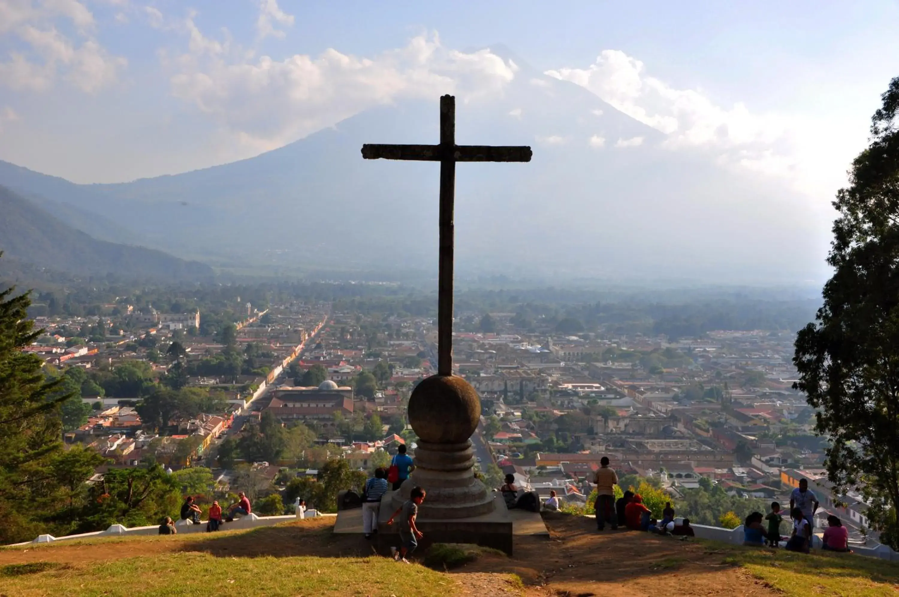 Natural landscape in Los Olivos Boutique Hotel Antigua Guatemala