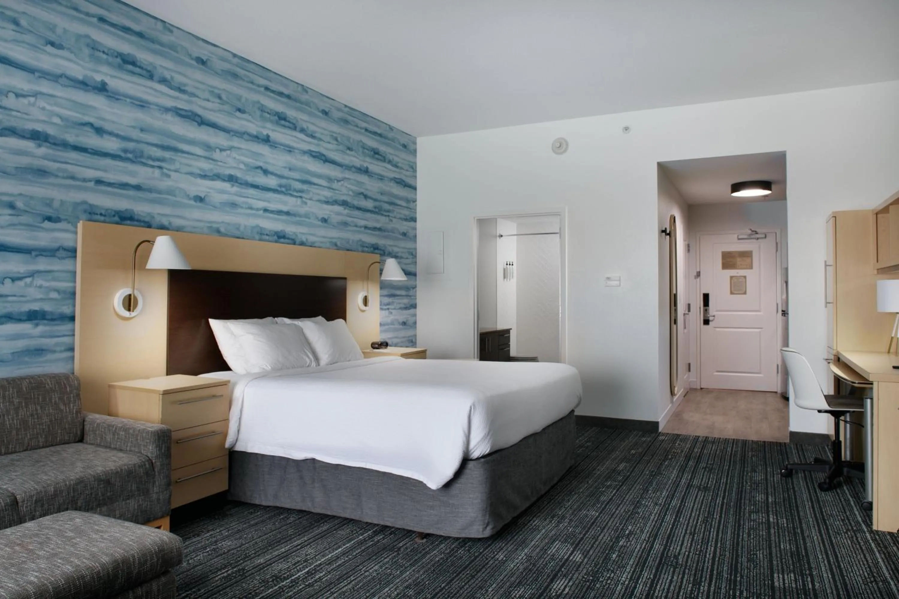 Bedroom, Bed in TownePlace Suites by Marriott Savannah Airport