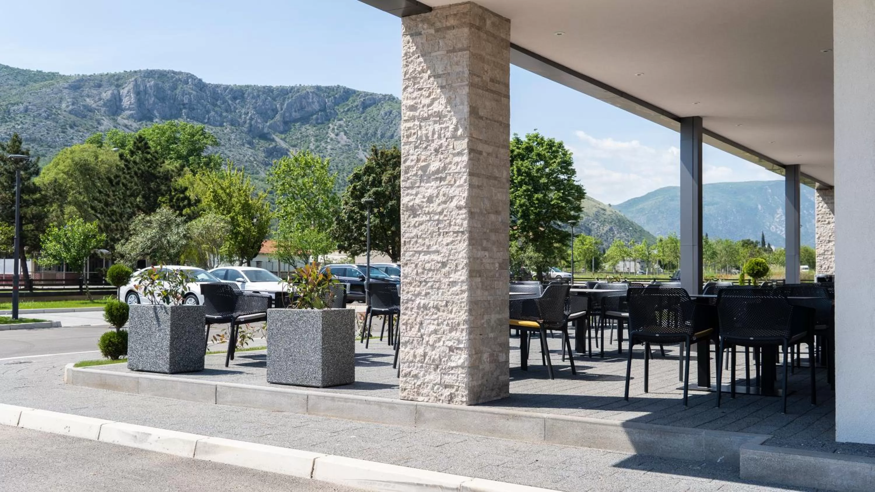 Mountain view in HA Hotel Mostar