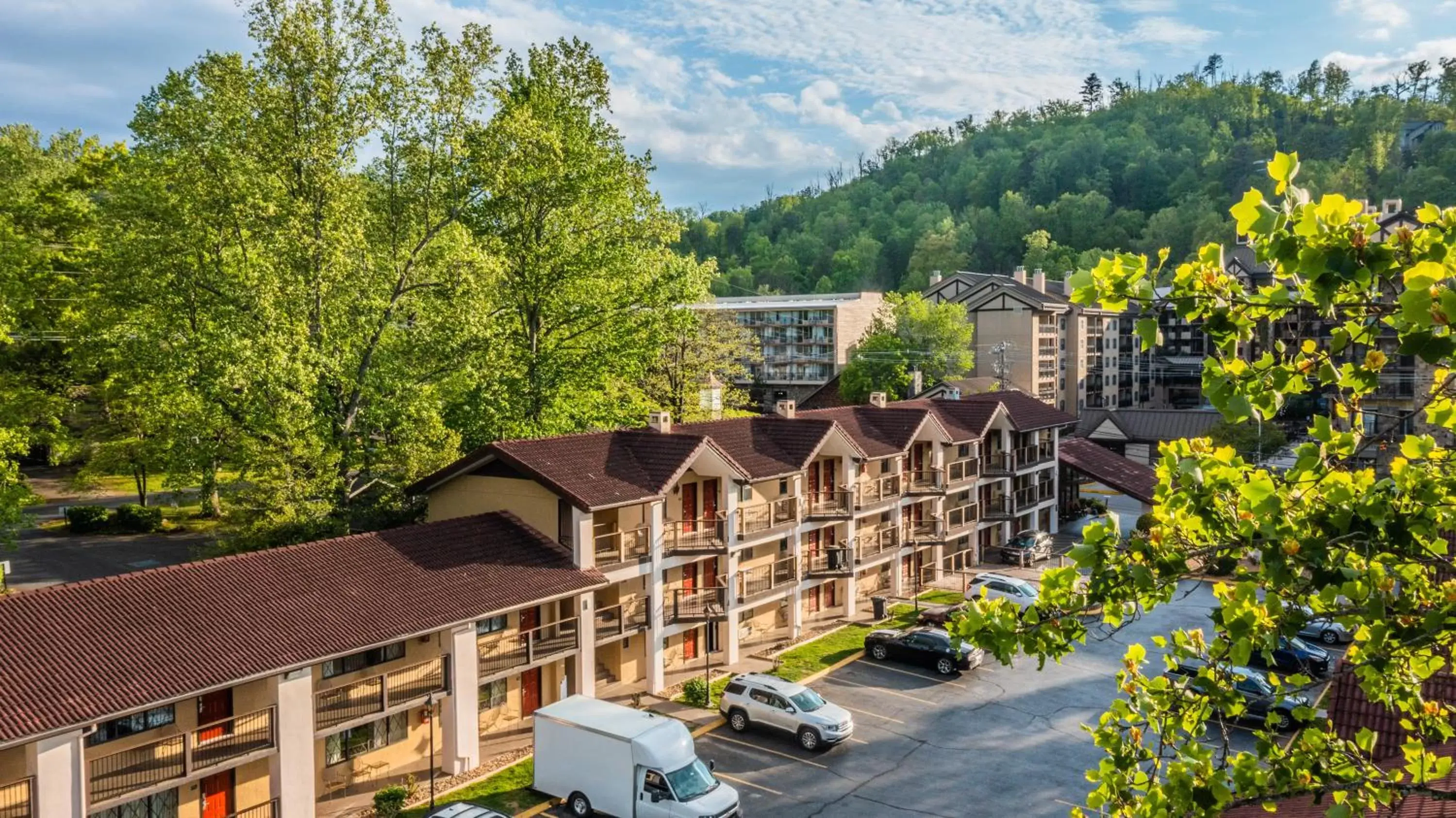 Property building in Super 8 by Wyndham Downtown Gatlinburg at Convention Center