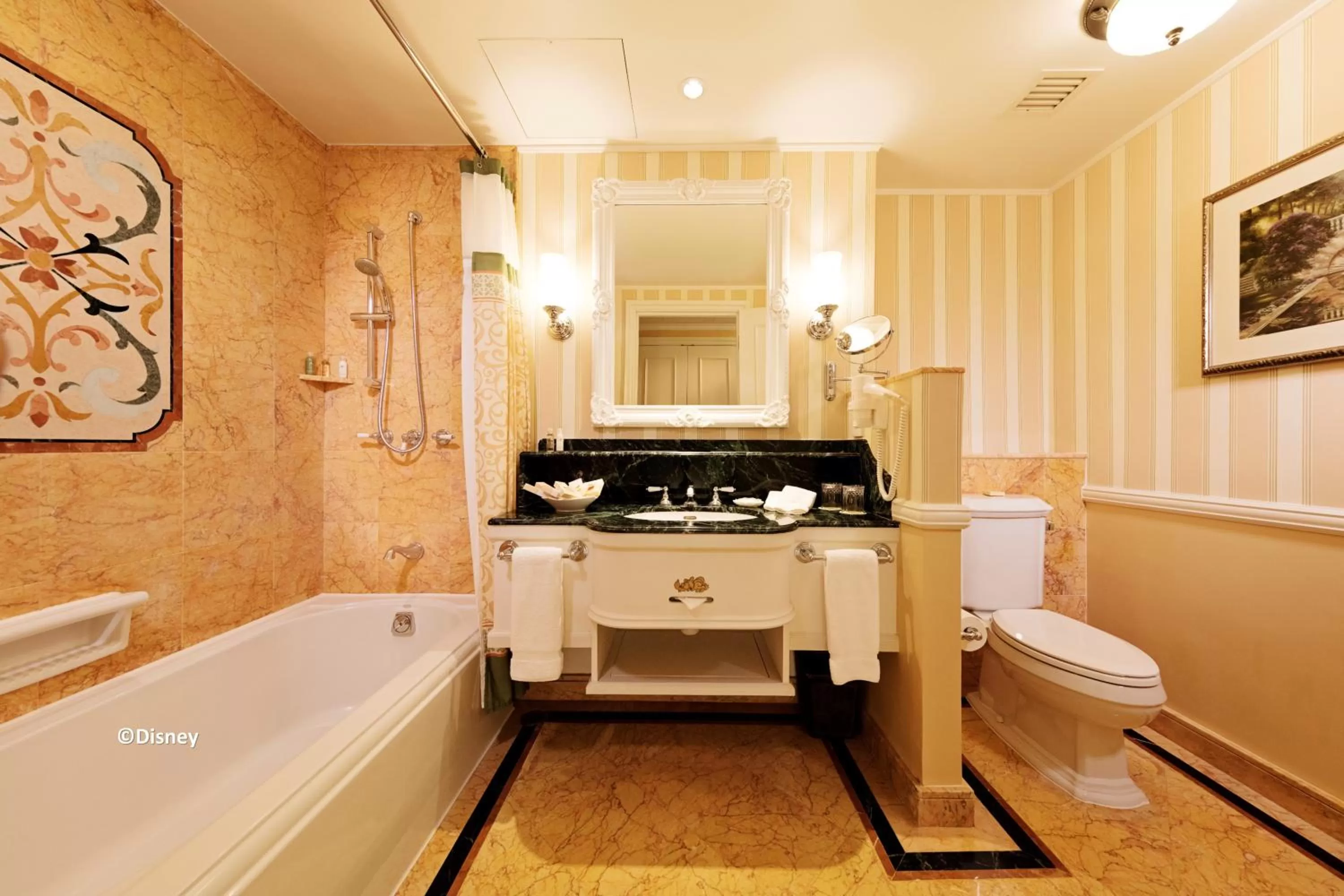 Shower in Hong Kong Disneyland Hotel