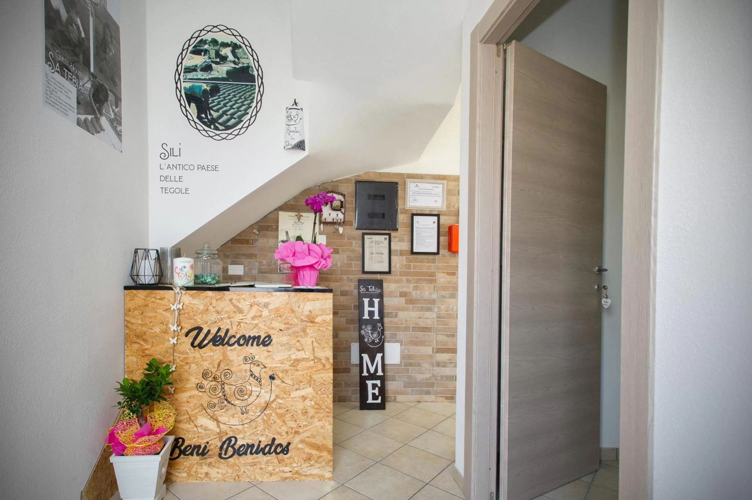 Lobby/Reception in Holiday Room Sa Tebia