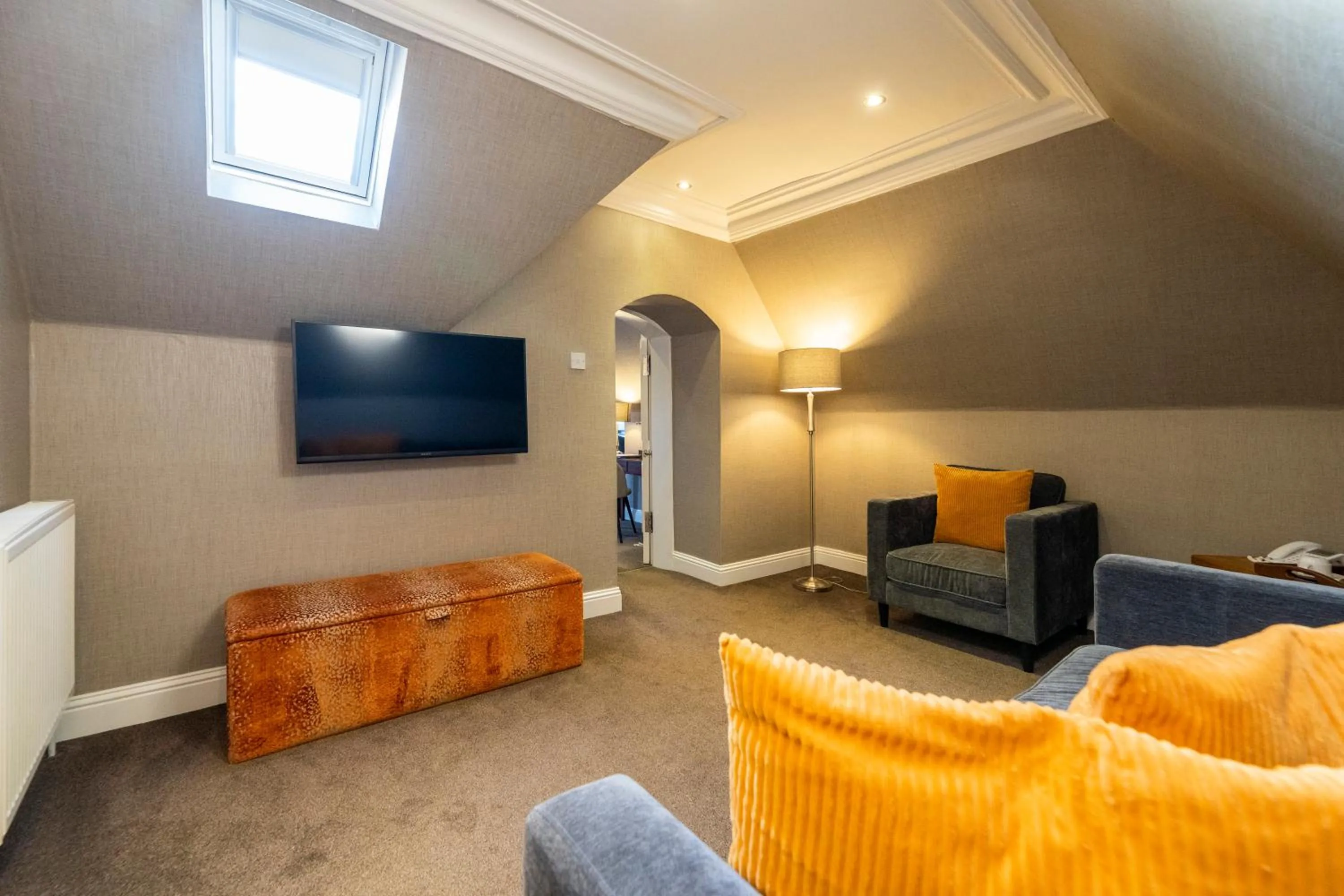 Seating area in Sherbrooke Castle Hotel