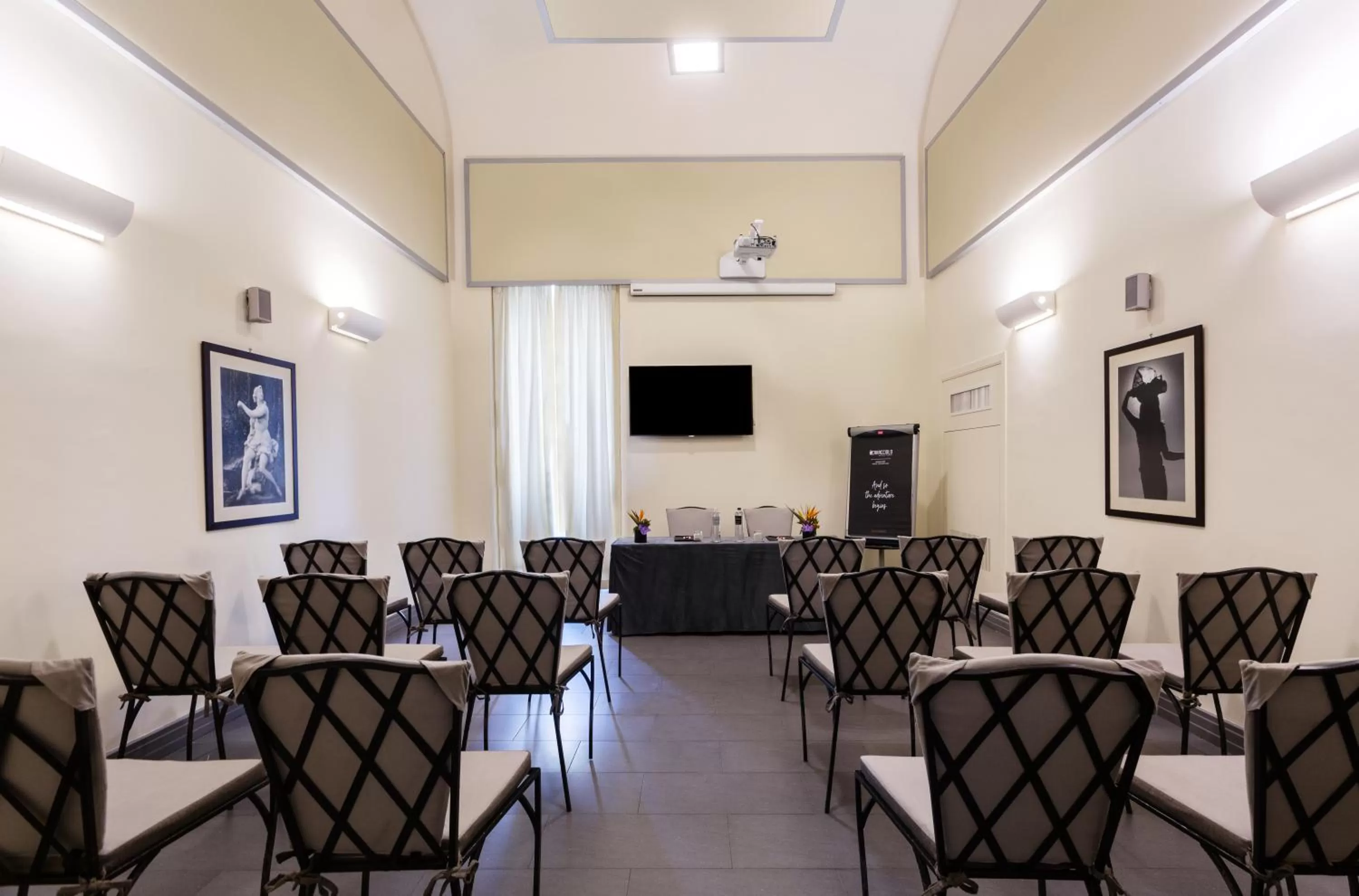 Meeting/conference room in Palazzo Caracciolo Naples