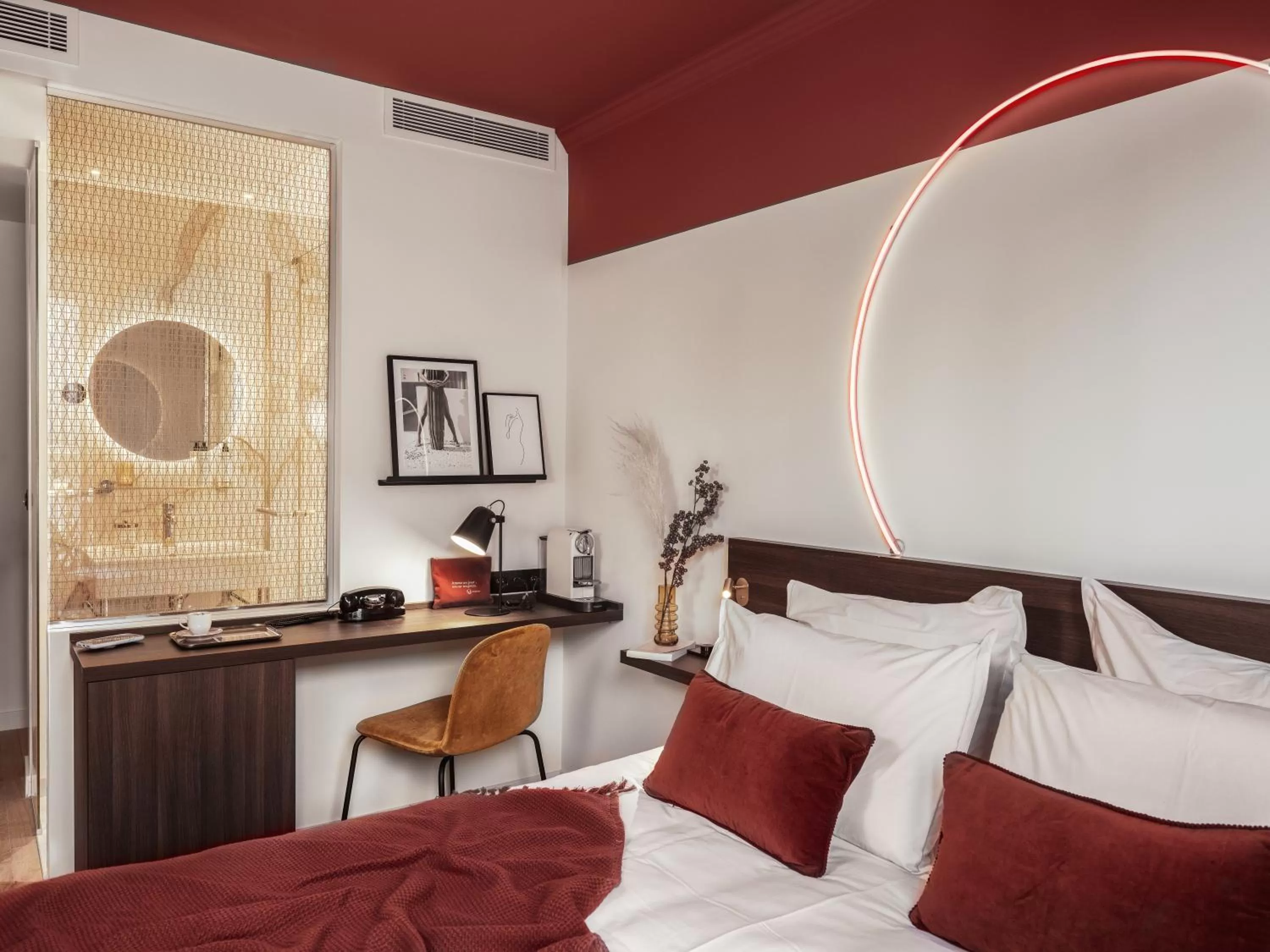 Bedroom in Seven Hotel Paris