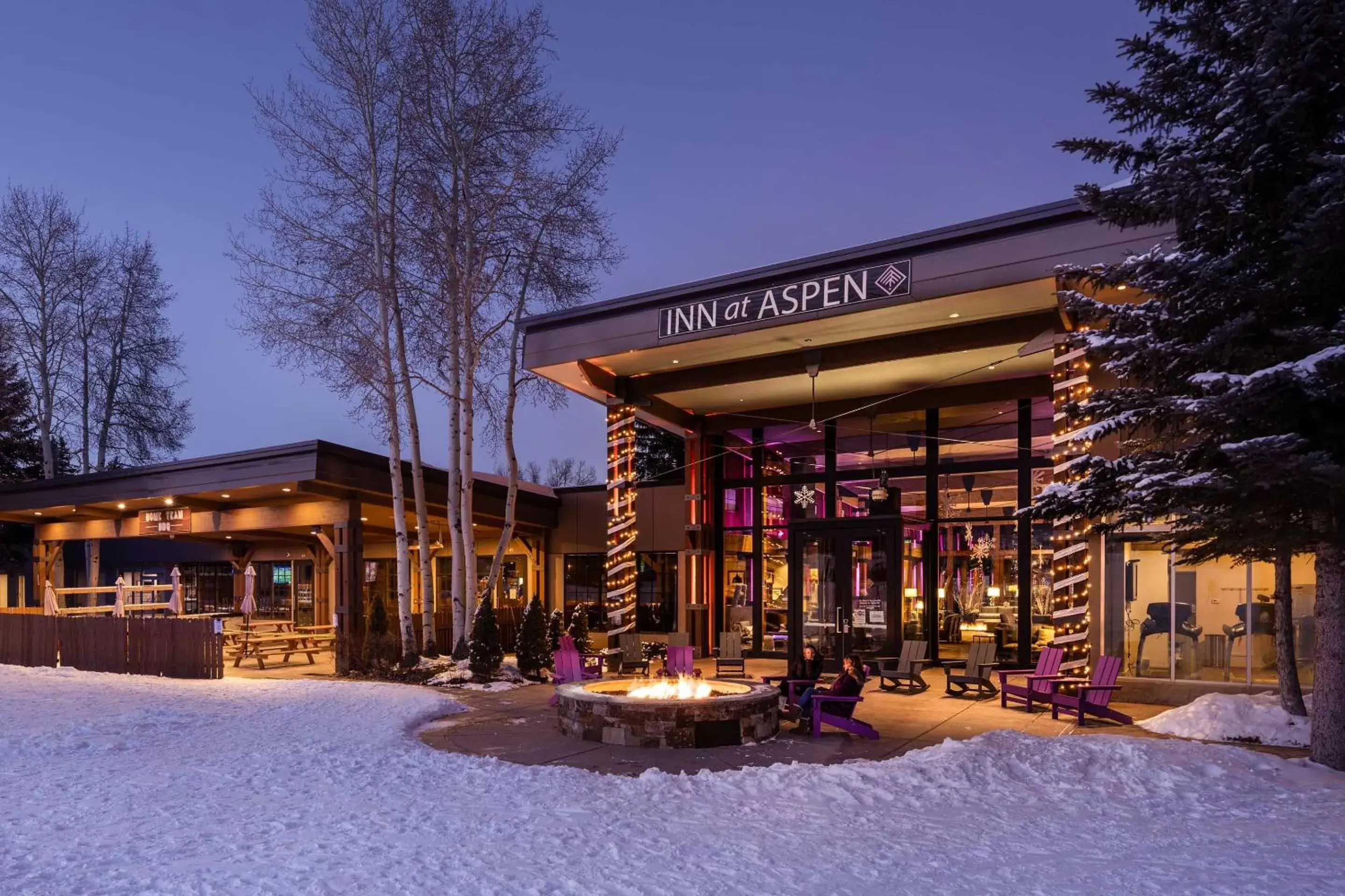 Property building, Winter in The Inn at Aspen