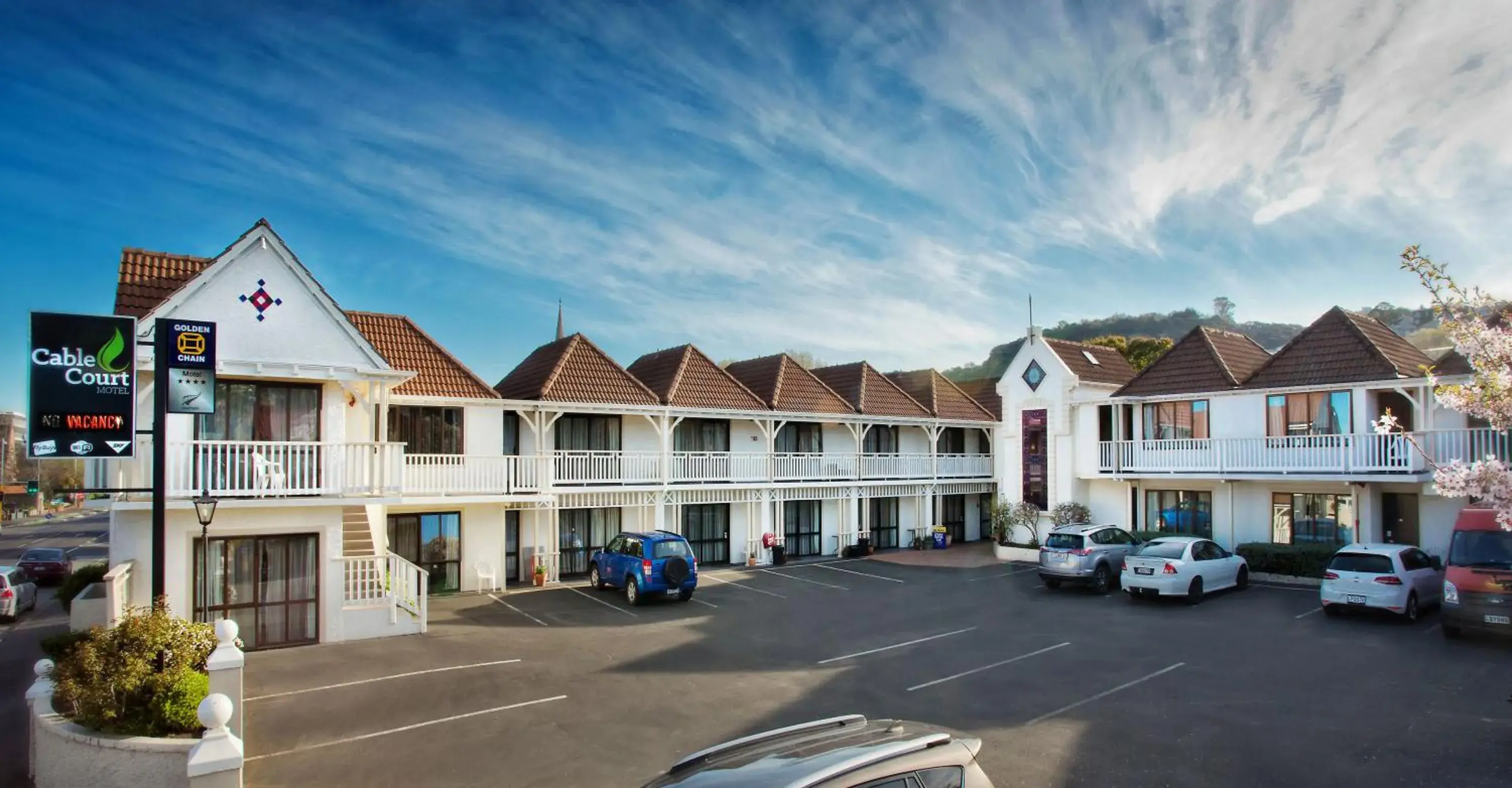 Bird's eye view, Property Building in Cable Court Motel