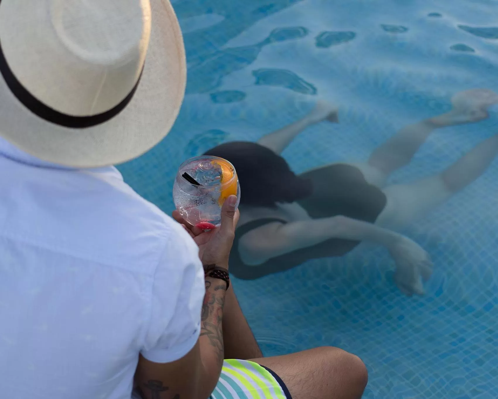 Swimming pool in Central Hotel Panama Casco Viejo