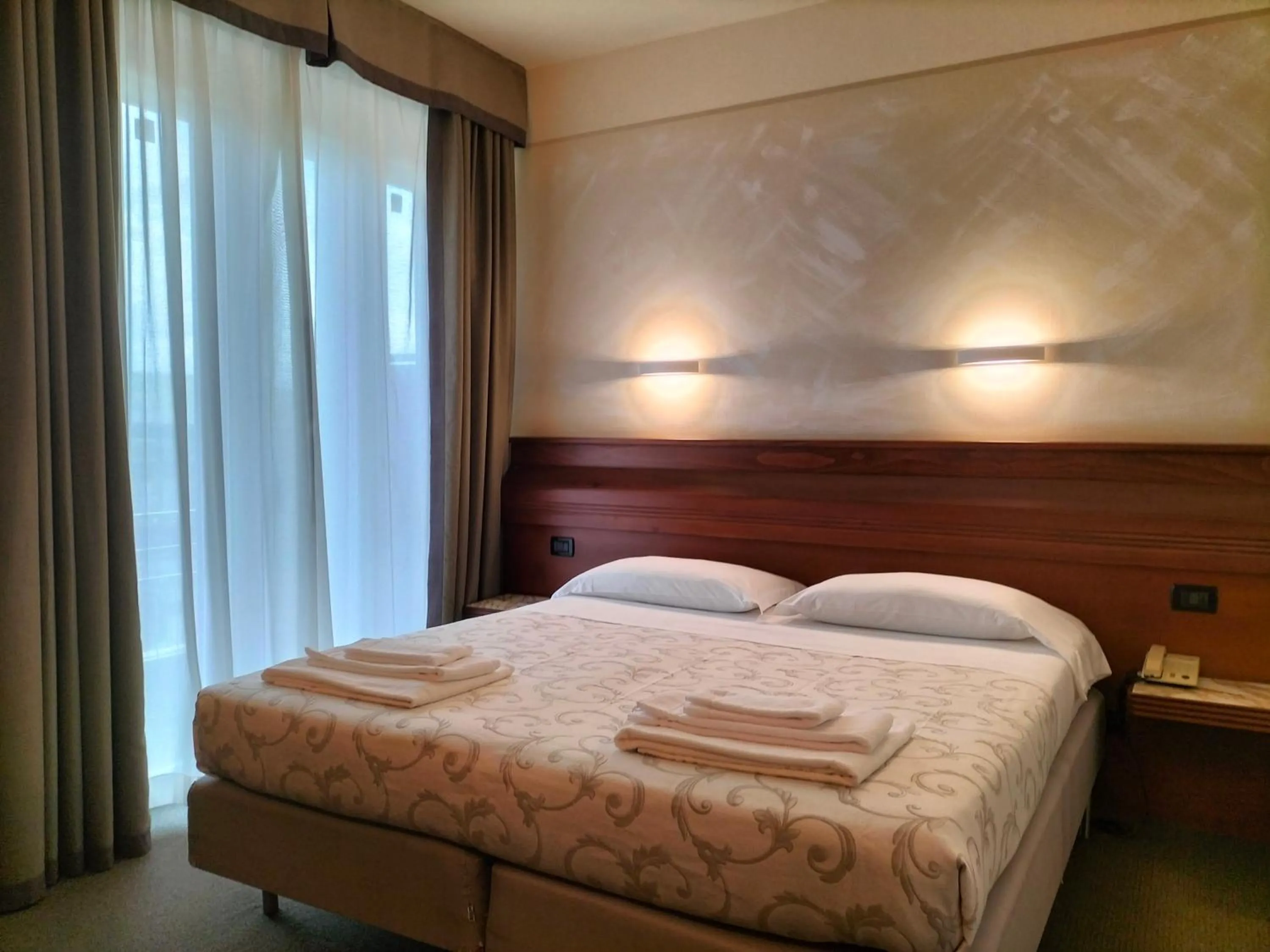 Bed in Hotel Arcadia