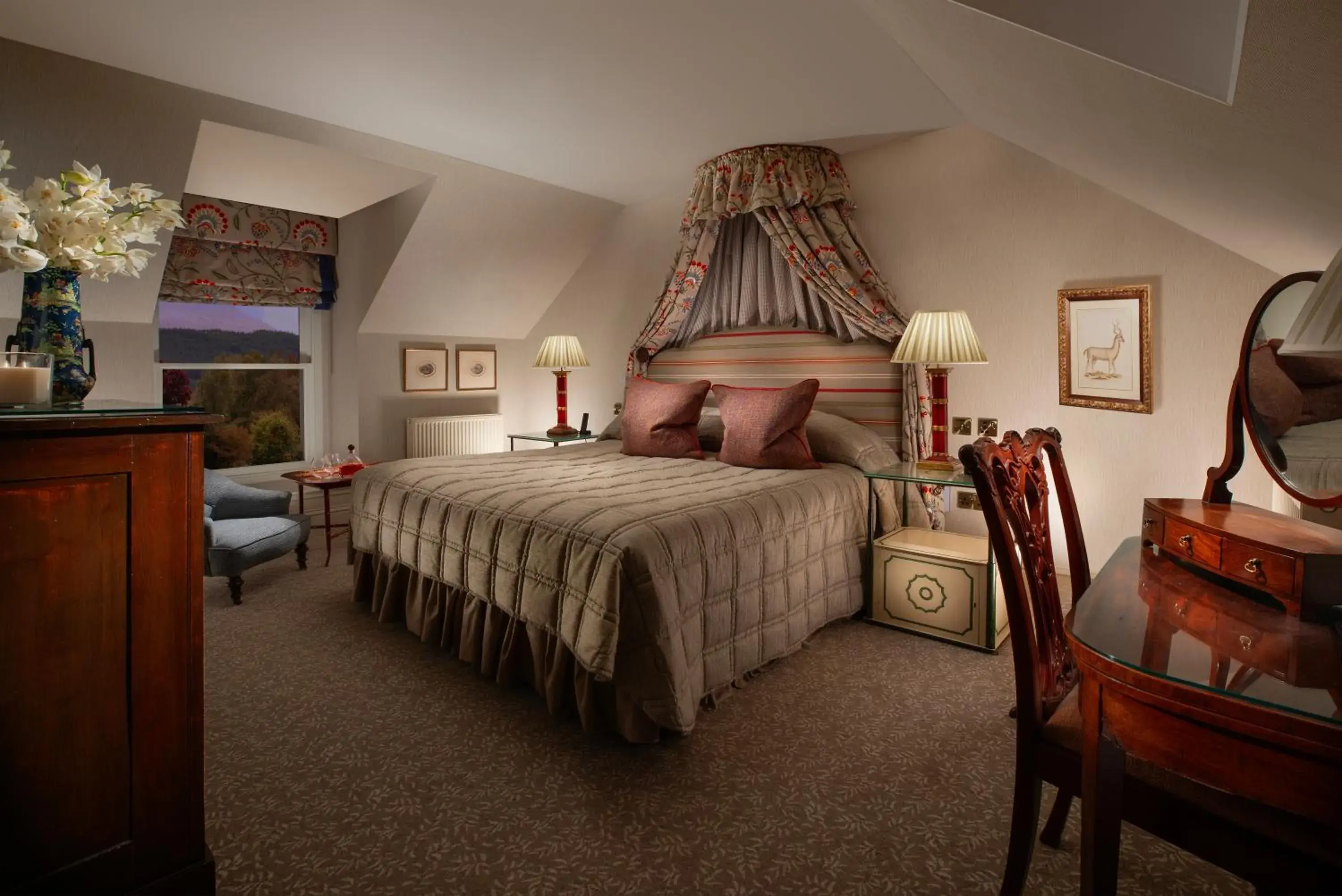 Bedroom in Inverlochy Castle Hotel
