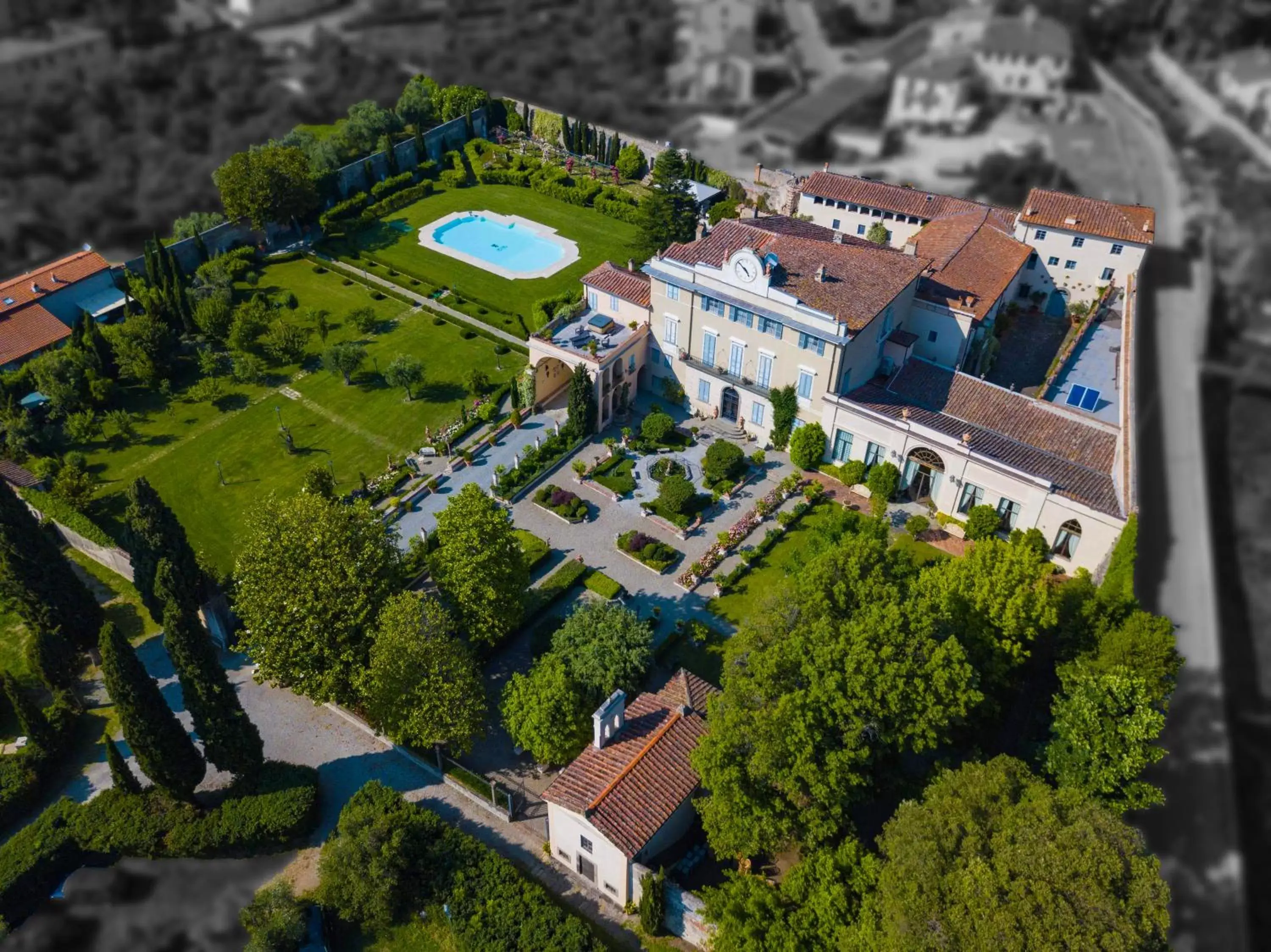 Property building, Bird's-eye View in Villa Scorzi - Residenza d'Epoca - Adults only