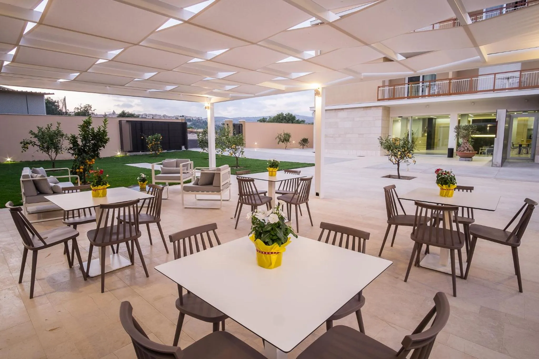 Garden view in Netum Hotel